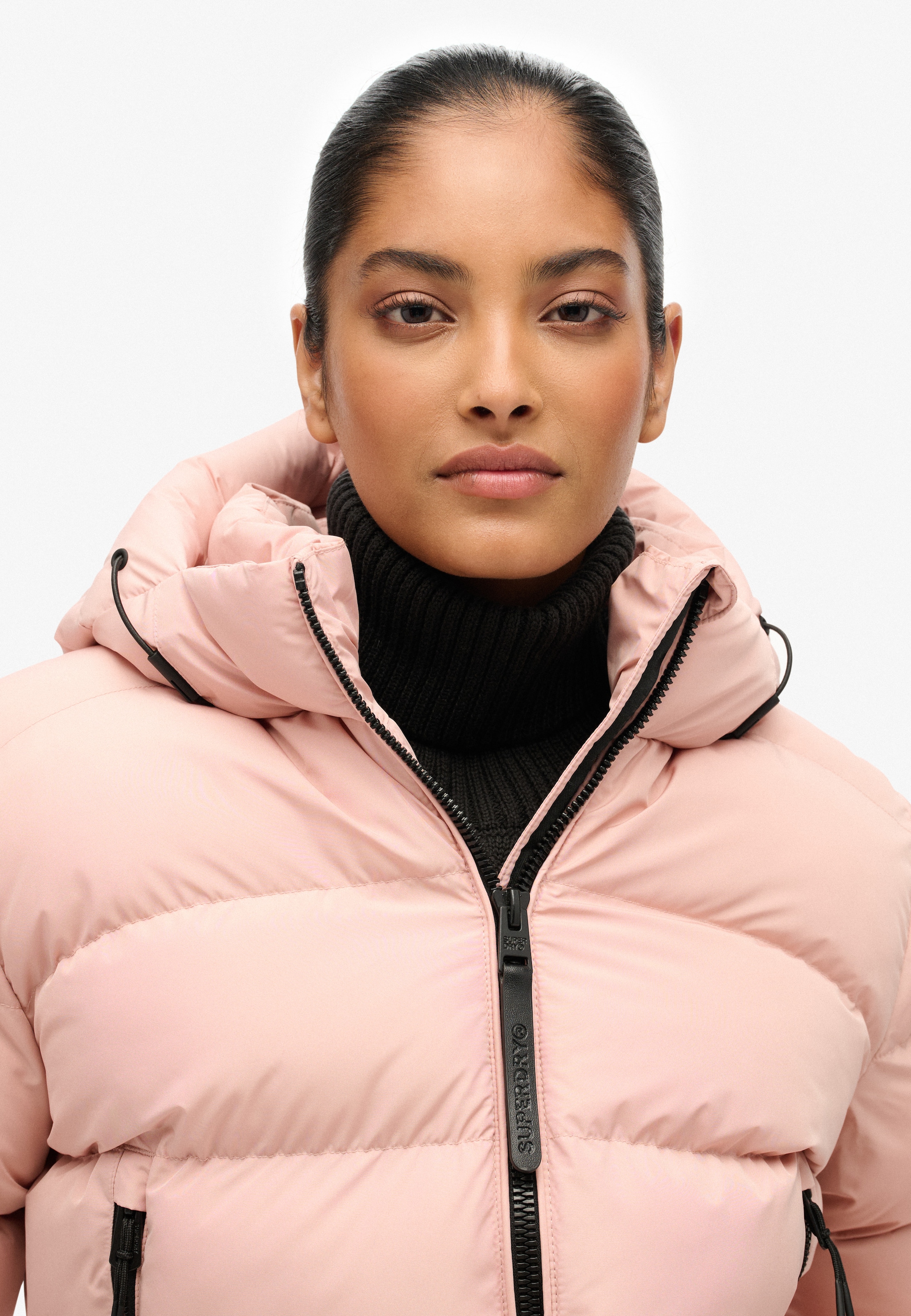 Superdry Steppjacke »HOODED SPORTS PUFFER JACKET«, mit Kapuze