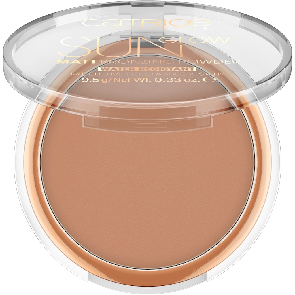 Catrice Bronzer-Puder »Sun Glow Matt Bronzing Powder«, (Set, 3 tlg.)