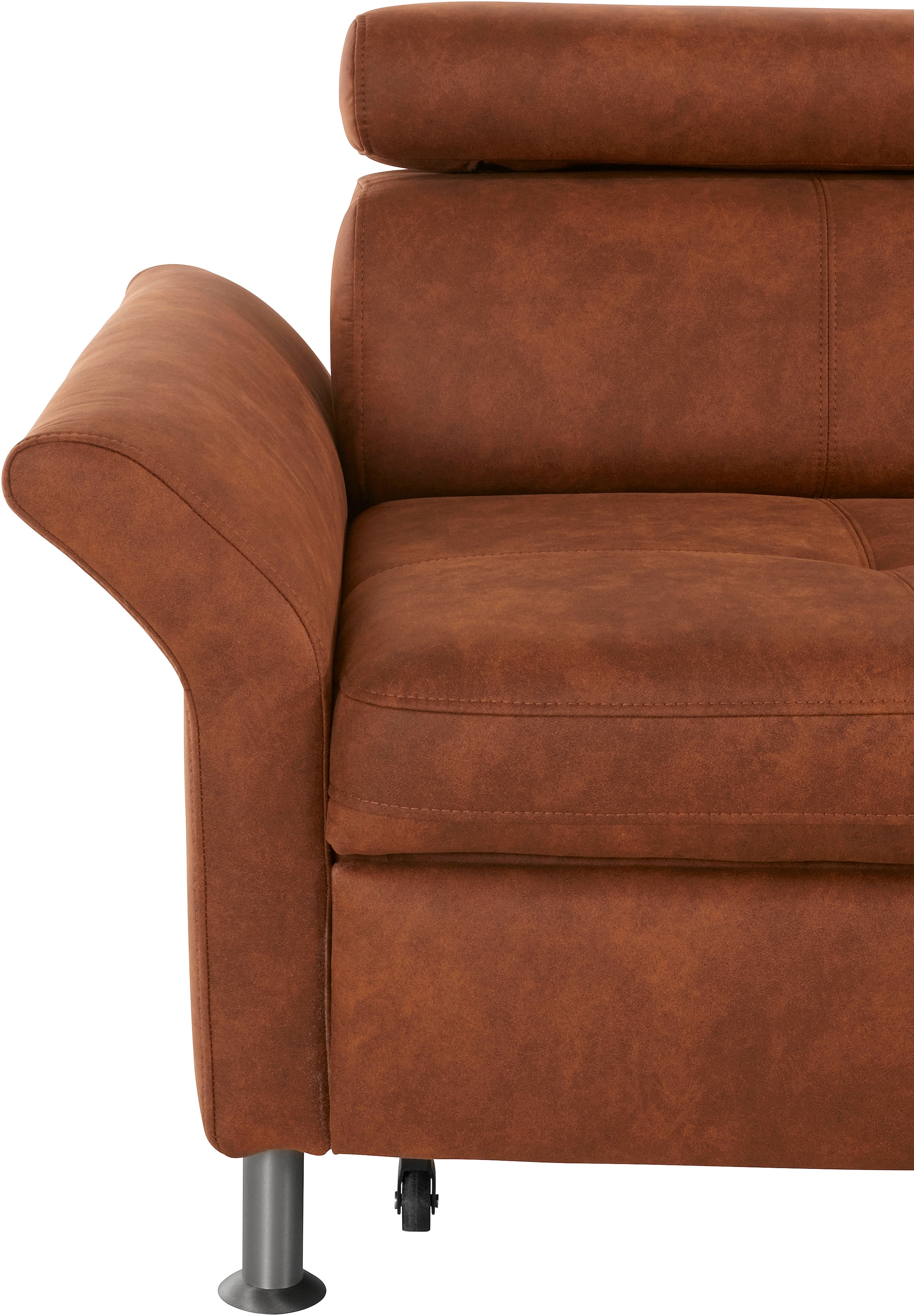 exxpo - sofa fashion Ecksofa »Maretto, bequem und komfortabel, L-Form«, inkl. Kopf- bzw. Rückenverstellung, wahlweise mit Bettfunktion
