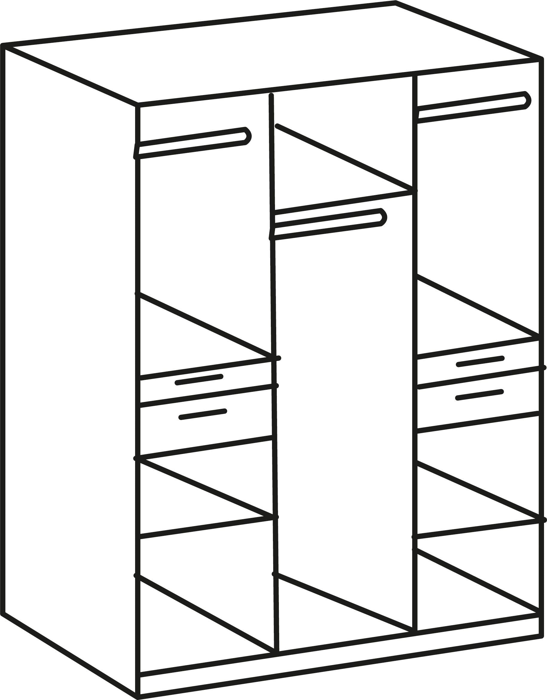 Kleiderschrank mit OTTO bei Wimex online Accessoire-Schubkästen »Koblenz«,