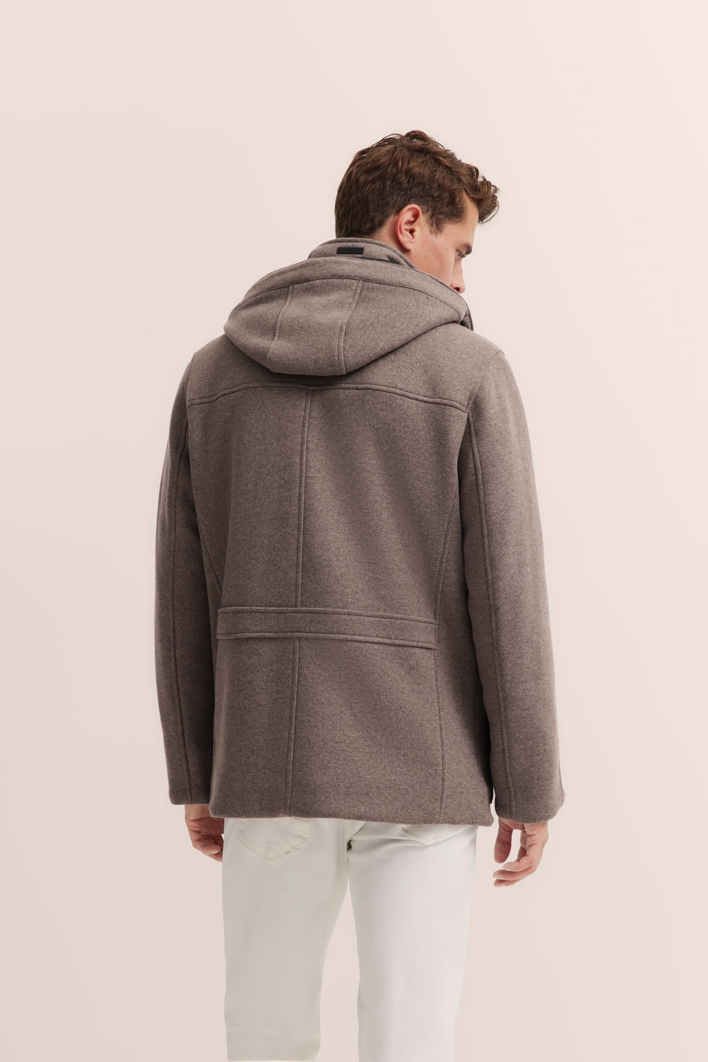 bugatti Langjacke, mit Kapuze, mit Steppnähten