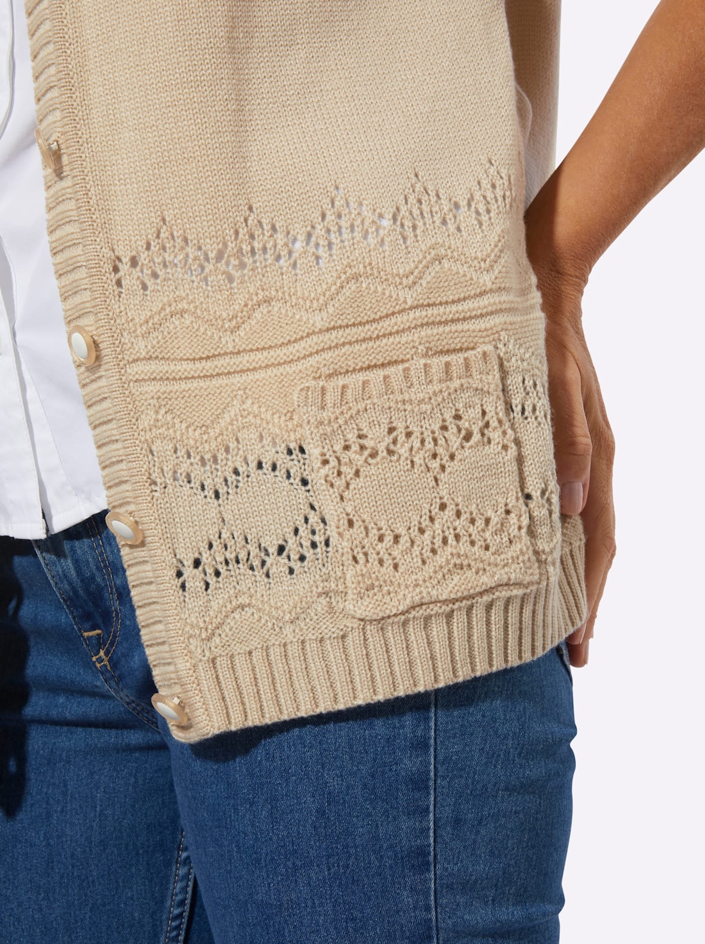 Classic Basics Strickjacke