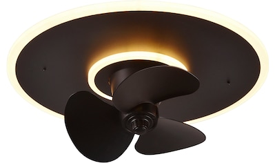 LED Deckenleuchte »Nybro Deckenventilator«, 1 flammig-flammig