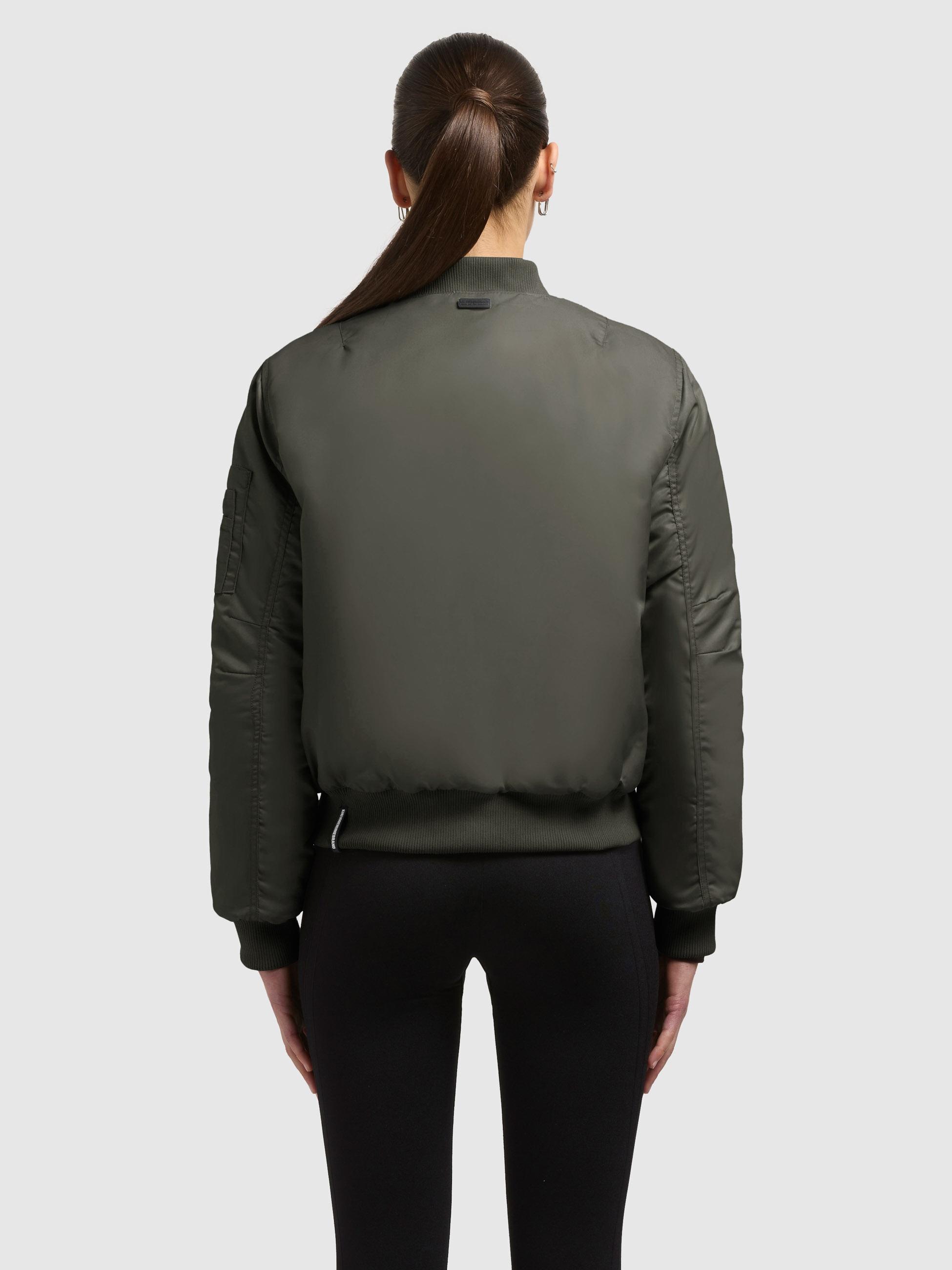khujo Bomberjacke »Bomberjacke Kasia« ohne Kapuze Modische kurze Damen Winterjacke