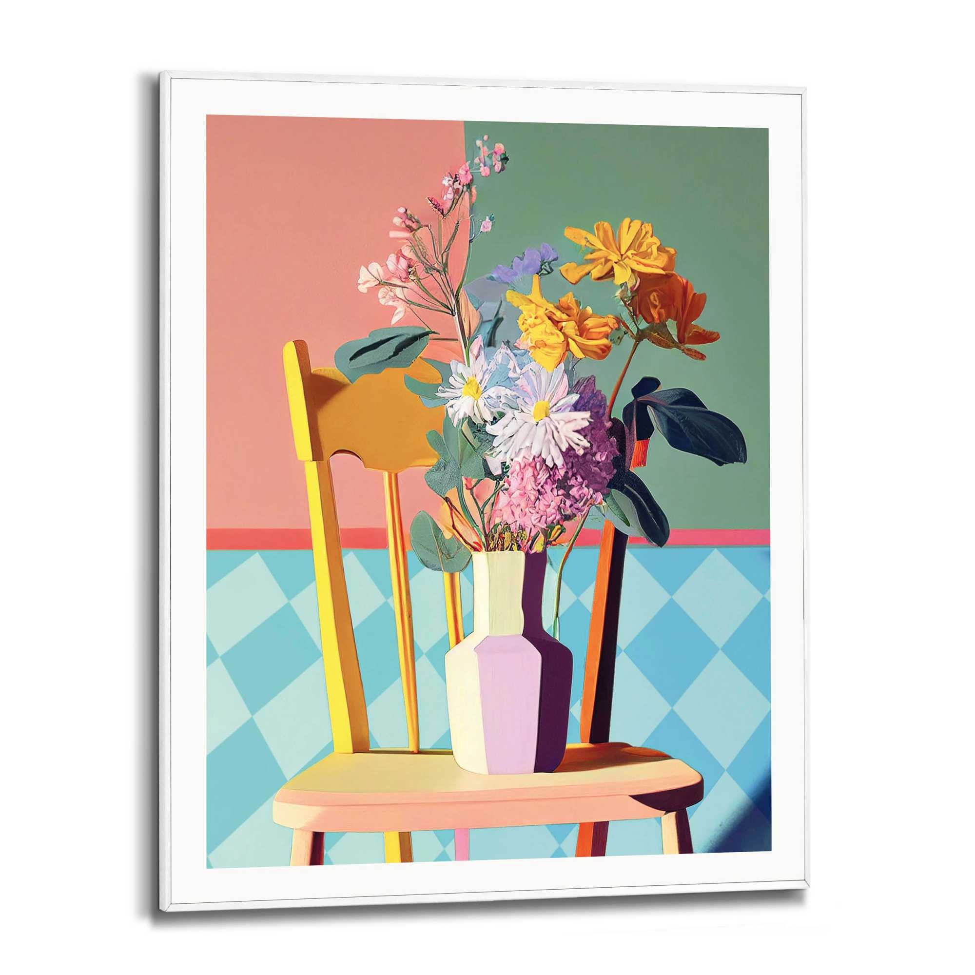 Poster »Floral Chair«