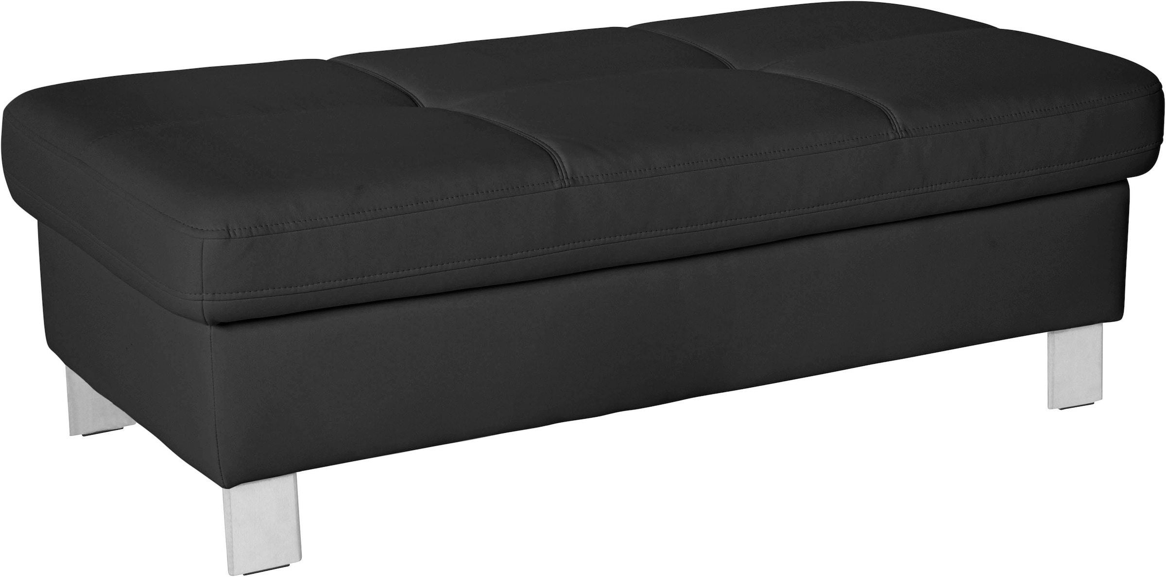 exxpo - sofa fashion Hocker »Fiji Bankhocker mit Staufach unter der Sitzfläche«, elegant modern mit toller Detailverarbeitung