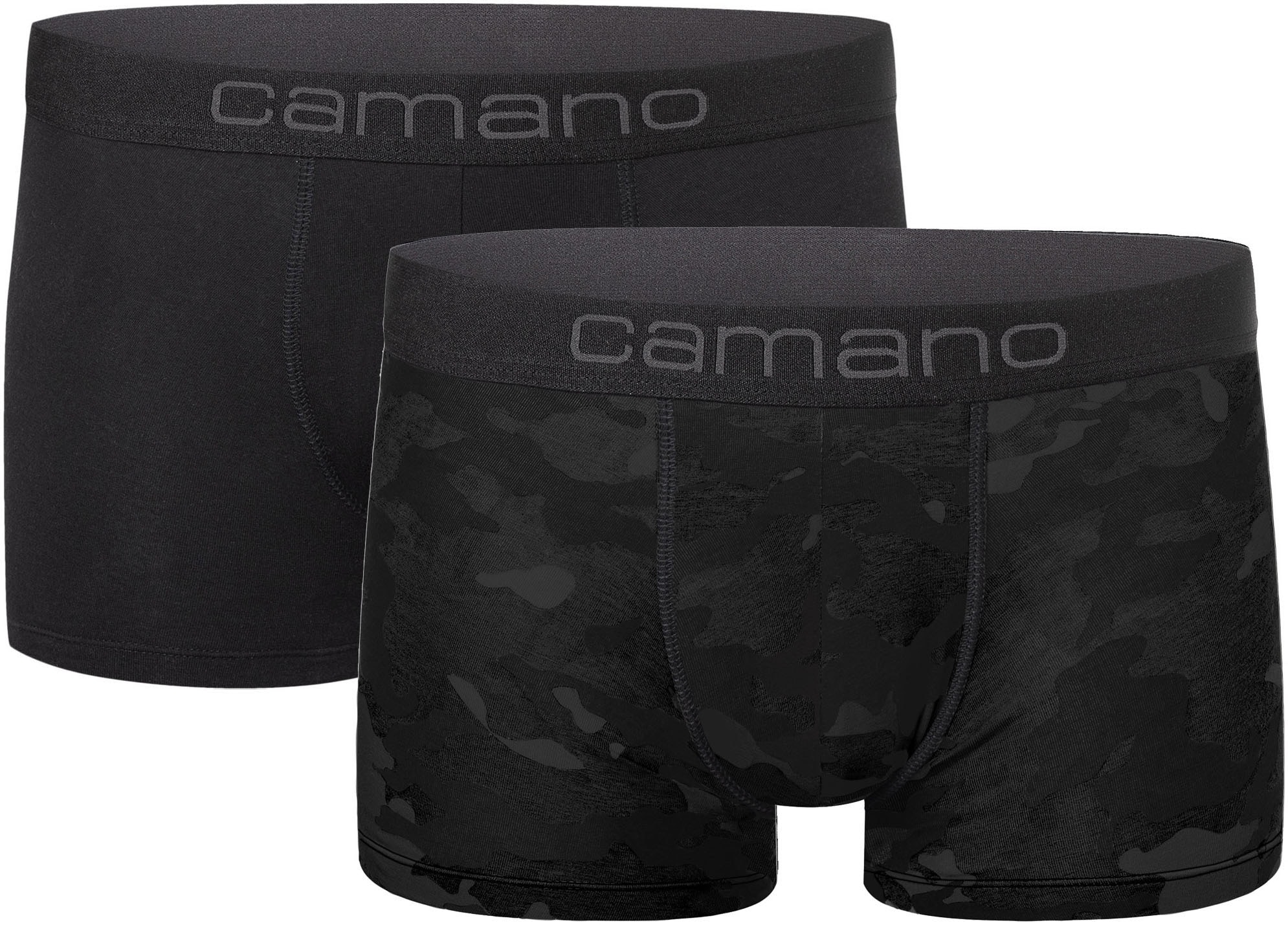 Camano Herren Trunk »comfort« 2er Pack in grau, Größe XXL