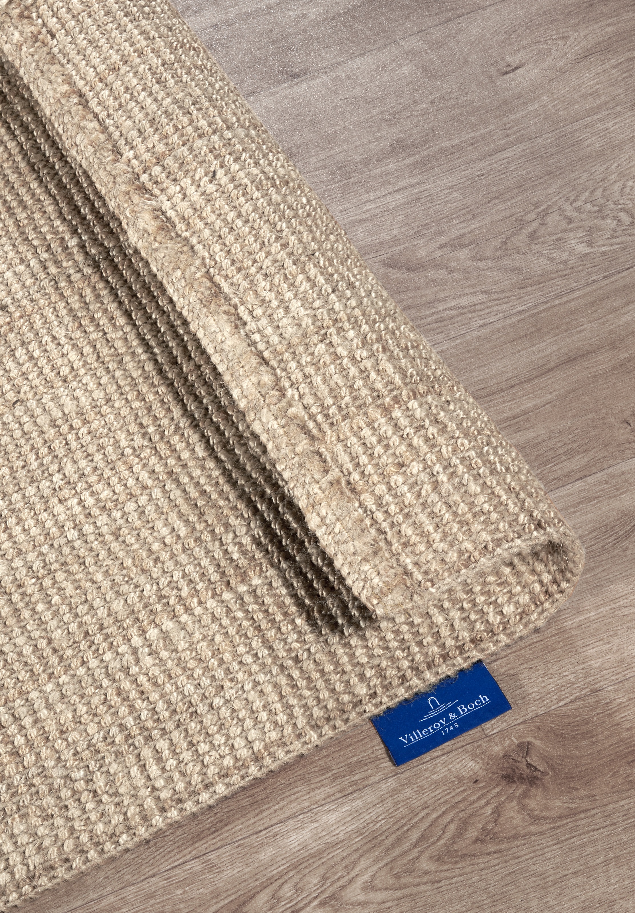 Villeroy & Boch Teppich »Rosalie«, rechteckig, 10 mm Höhe, Jute, Natur, Wohnzimmer, Esszimmer, Schlafzimmer, Flur, Modern, Boho