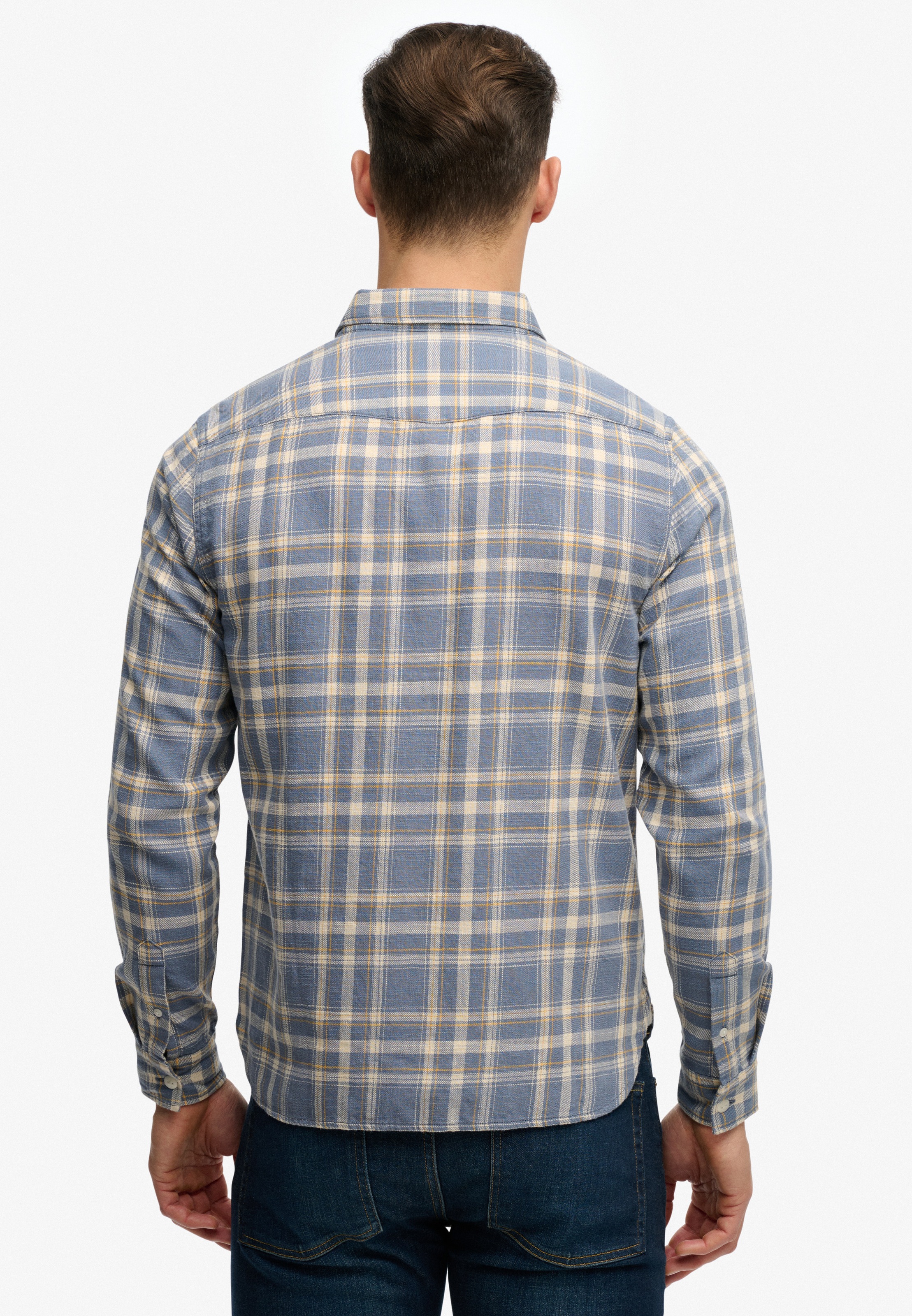 Superdry Langarmhemd »MERCHANT LITE CHECK SHIRT«