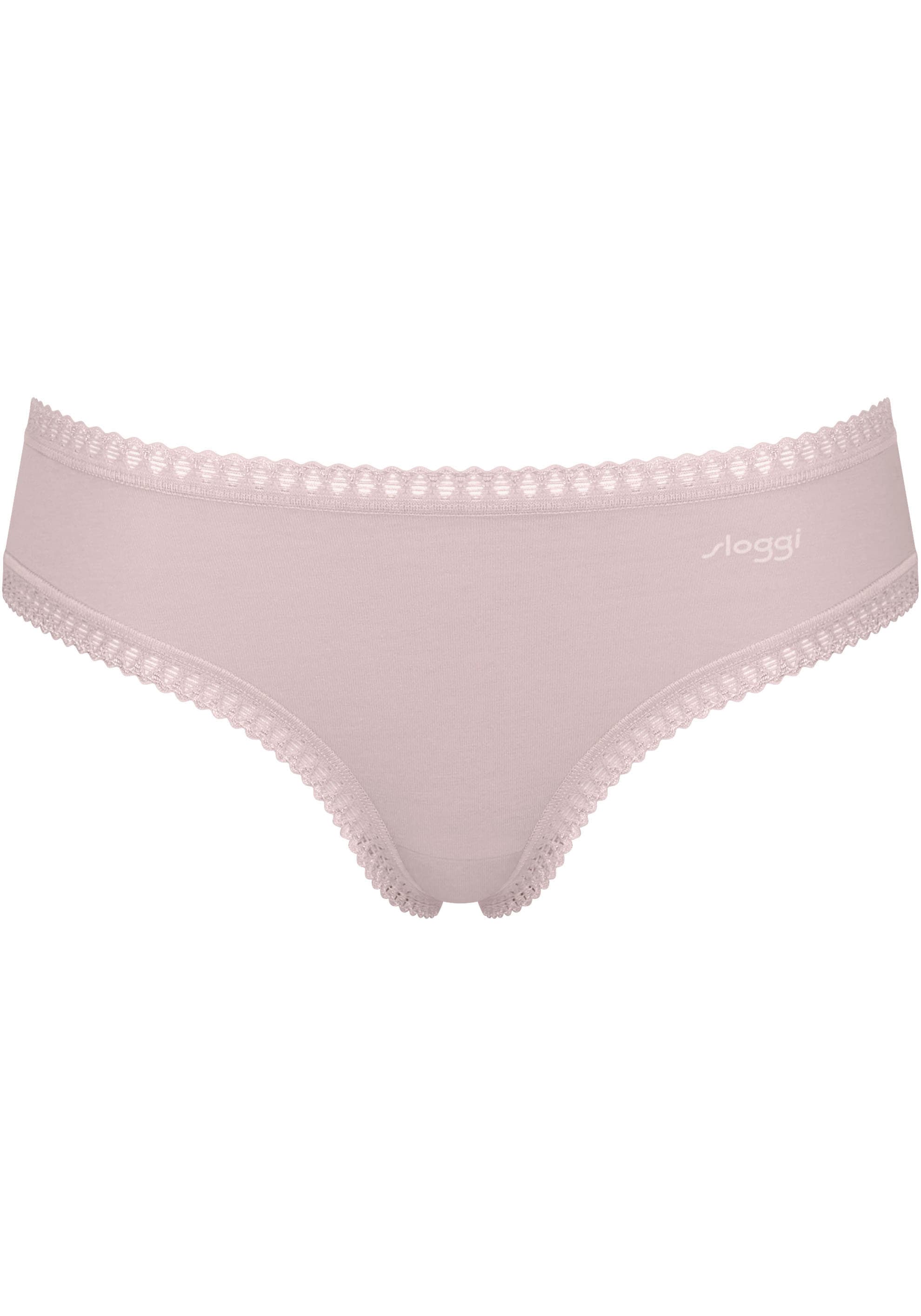 sloggi Slip »GO Crush Hipster C3P«, (3er Pack), mit Spitzendetails