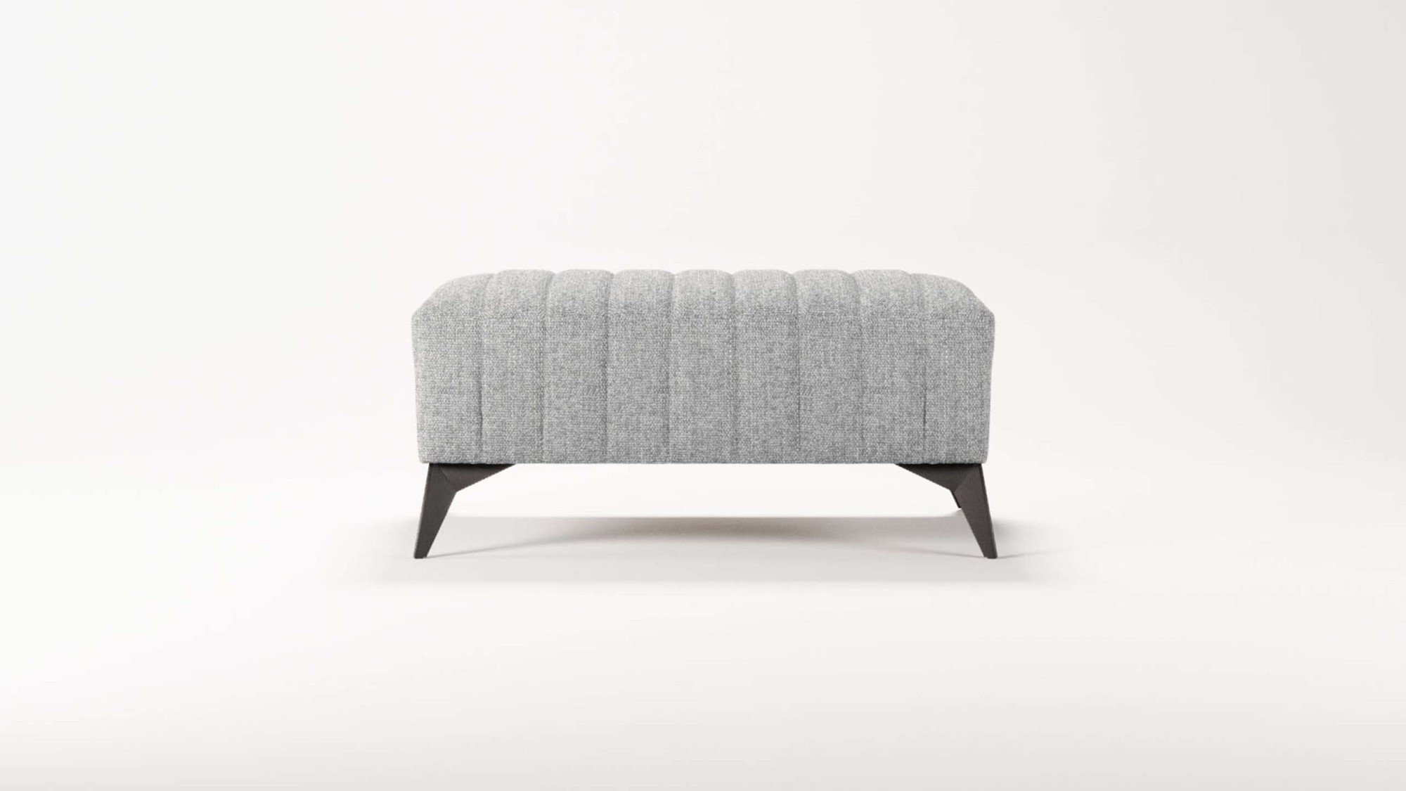 Places of Style Polsterhocker »MATTHEW Sitzhocker, Maße B/T/H: B/T/H: 90/60/43 cm«, Steppung