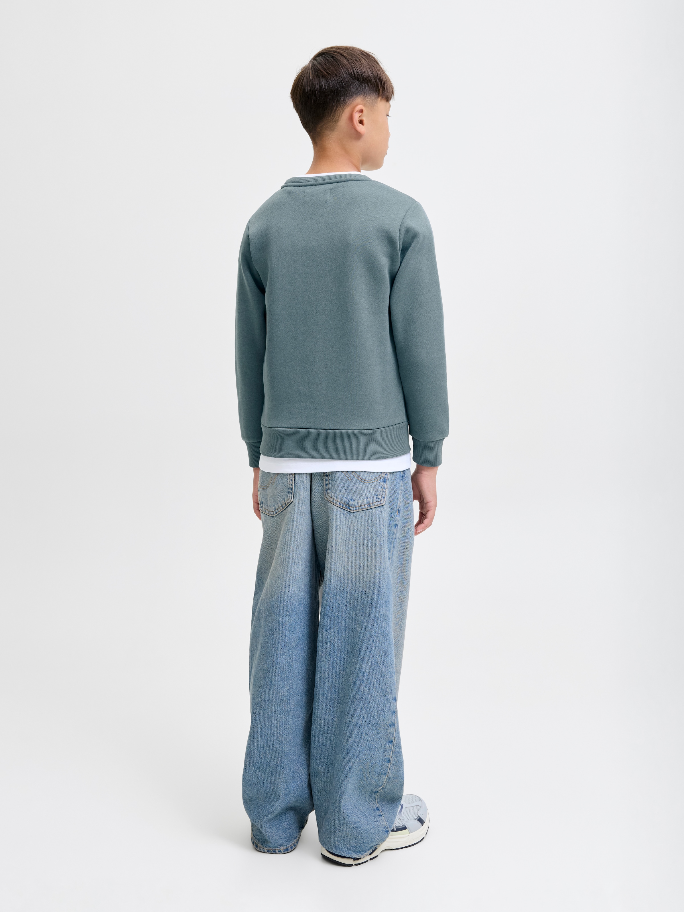 Jack & Jones Junior Sweatshirt »JJMAKOTO mit Print und pflegeleichtem Material«, bedruckt, modisch, regular fit, Sweatware, Rundhals