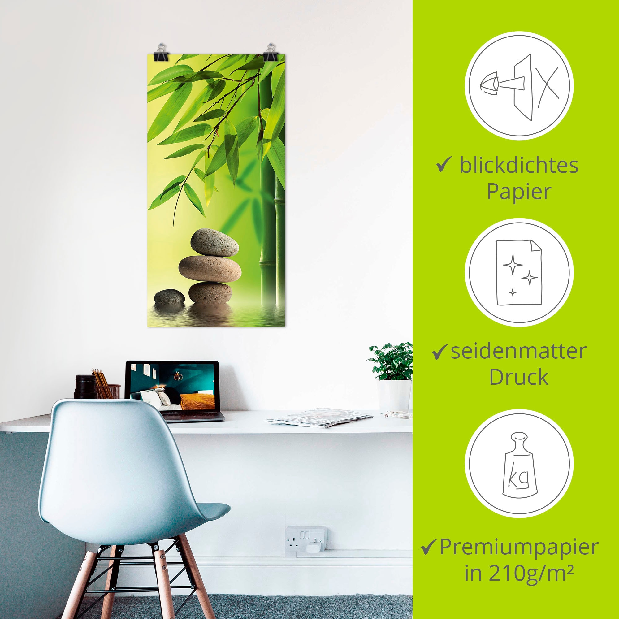 Artland Wandbild »Spa Stillleben«, Zen, (1 St.), als Leinwandbild, Poster in verschied. Größen