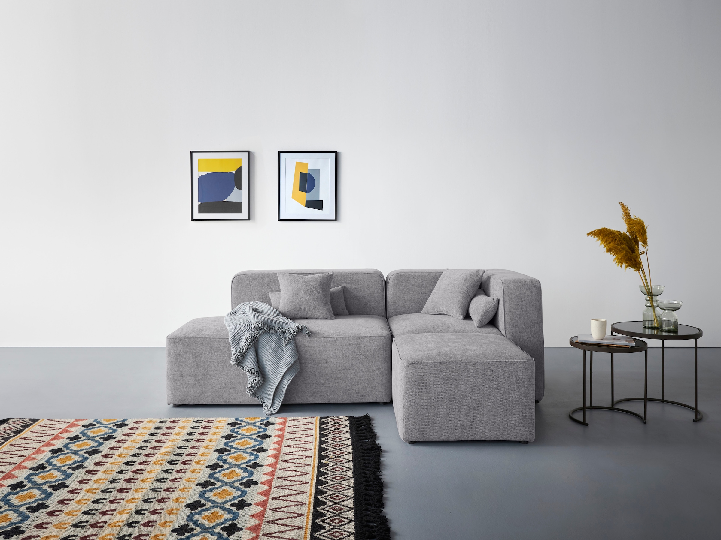 Home affaire Ecksofa »Sundstrup L-Form« Modulserie, individuelle Zusammenstellung