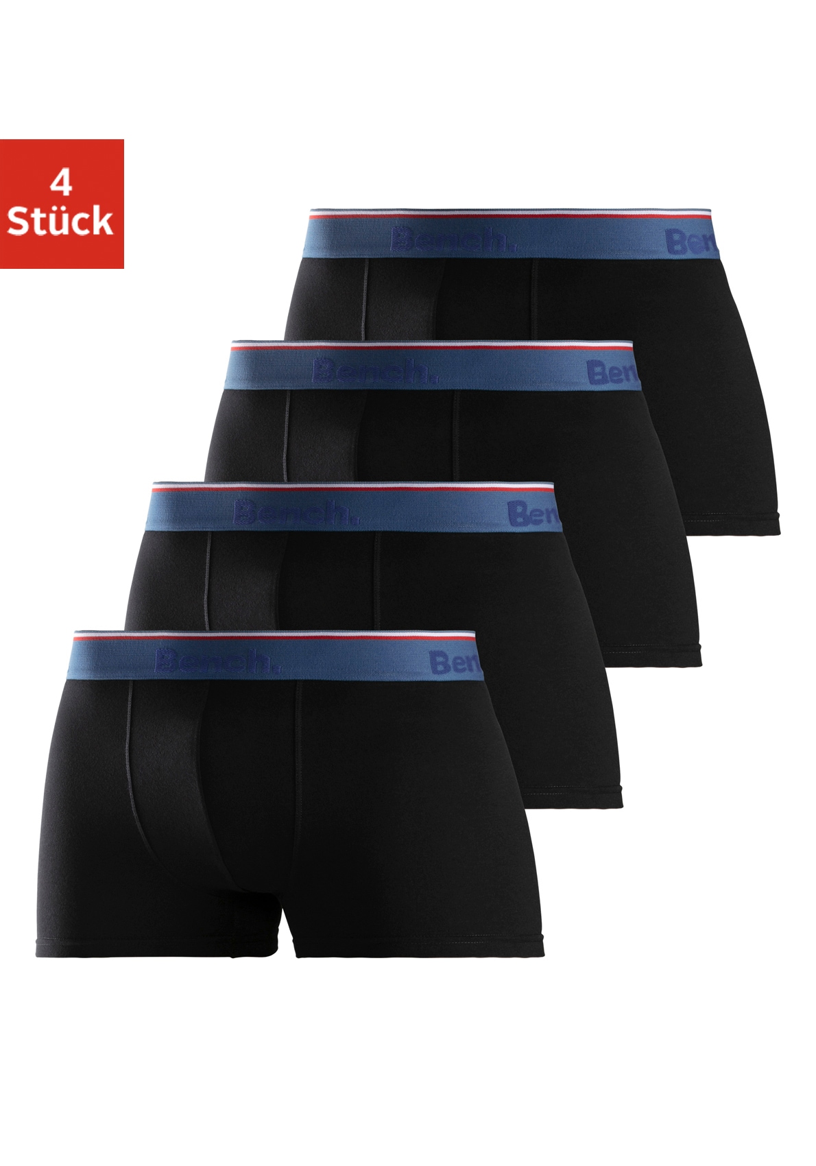 Bench. Boxer »Boxershorts für Herren«, (Packung, 4 St.), aus Baumwoll-Mix