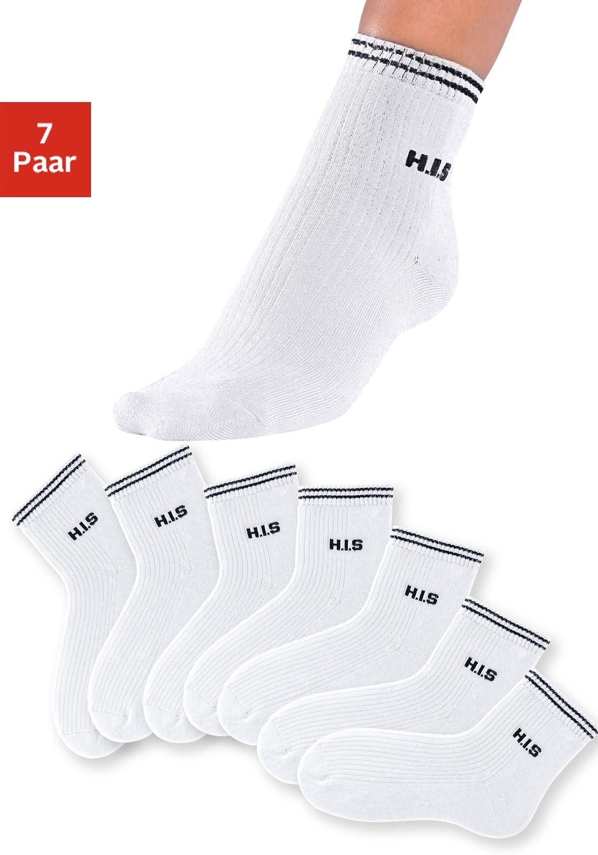 OTTOversand Paar), Kurzsocken, mit Vollfrottee H.I.S (Set, bei 7