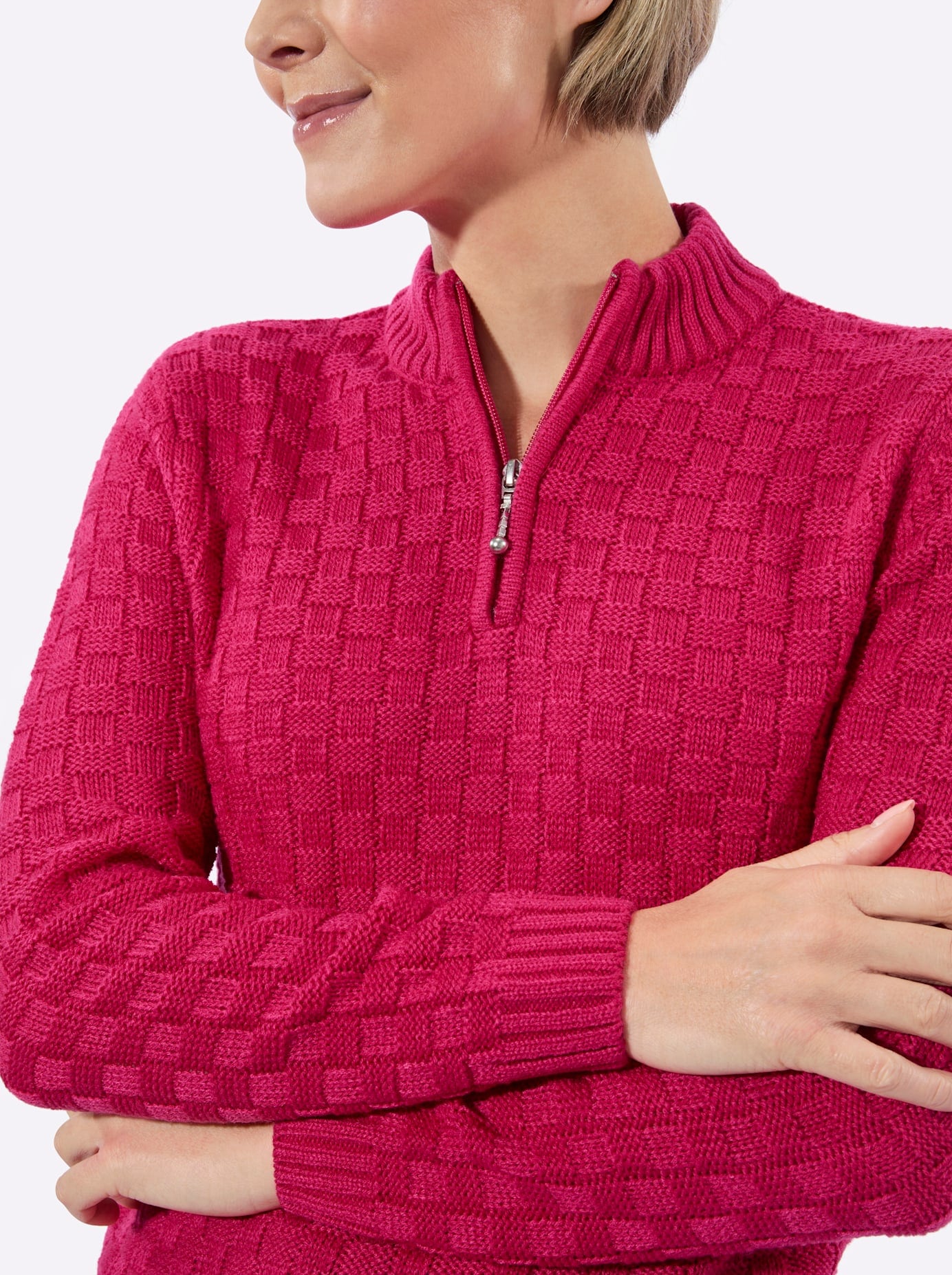Classic Basics Stehkragenpullover »Strickpullover«