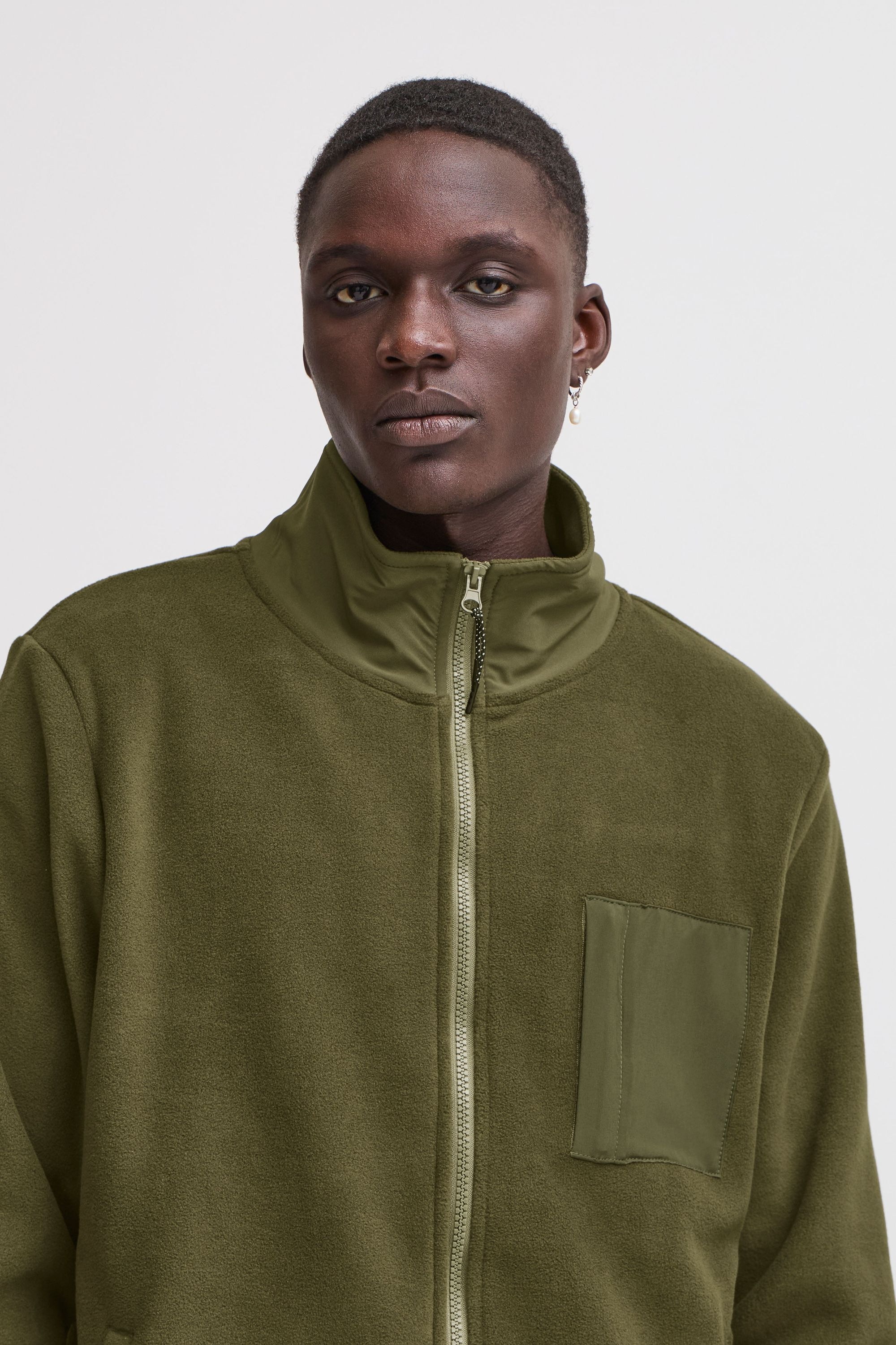 Blend Fellimitatjacke »Fellimitatjacke BHBROOKS Sweatshirt zipp thru«