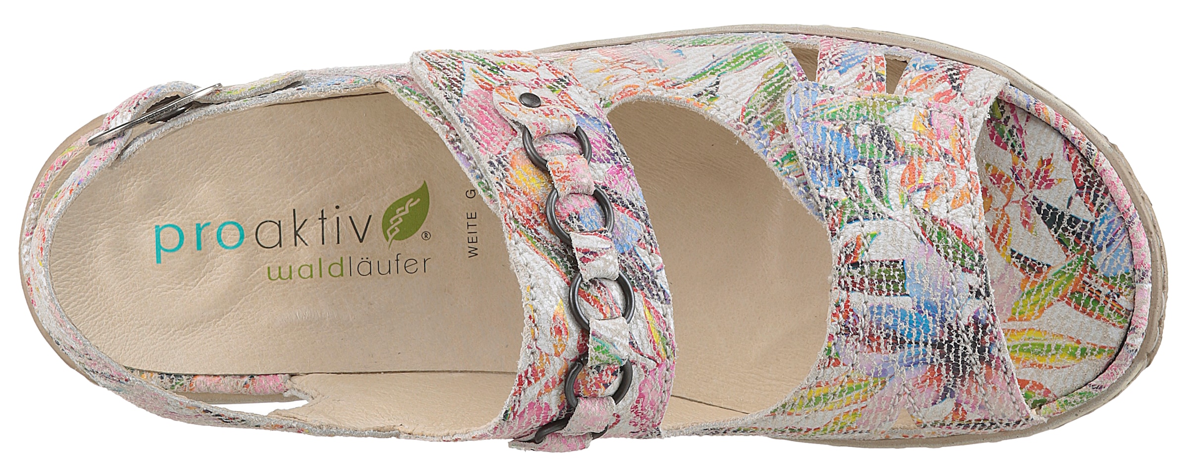 Waldläufer Sandale »GARDA«, Sommerschuh, Klettschuh, Sandalette in Bequemweite G (= weit)