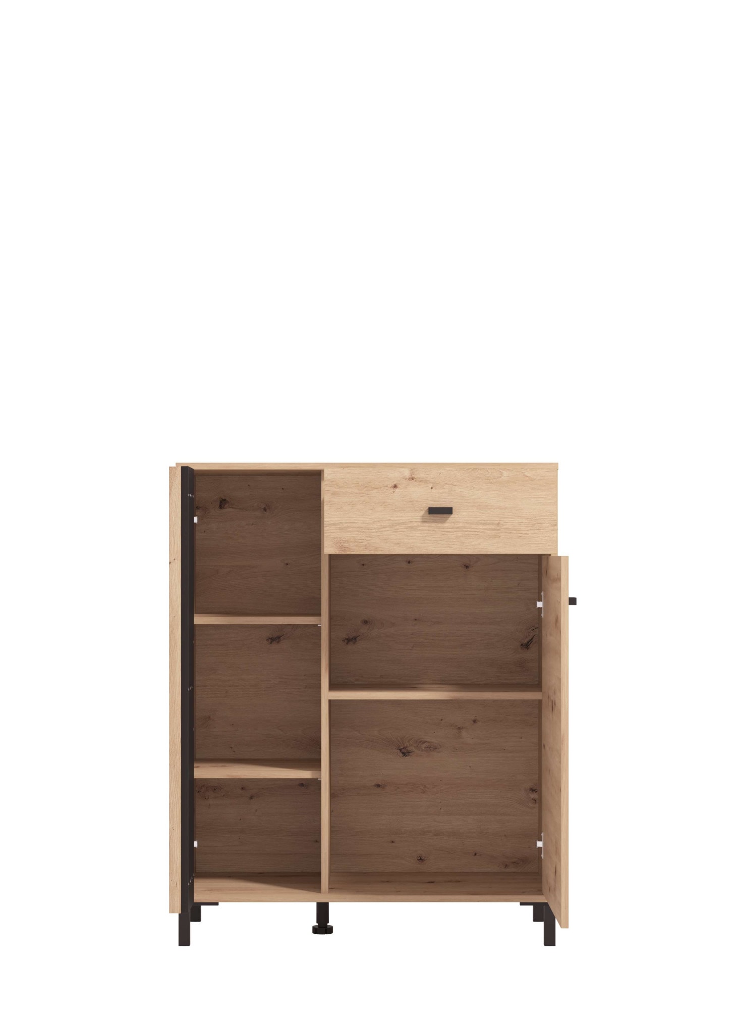 Home affaire Schuhschrank »LAVAL Schuhregal, Schuhkommode« Drei Regale und eine Schublade. Gesamtbreite 86,5 cm