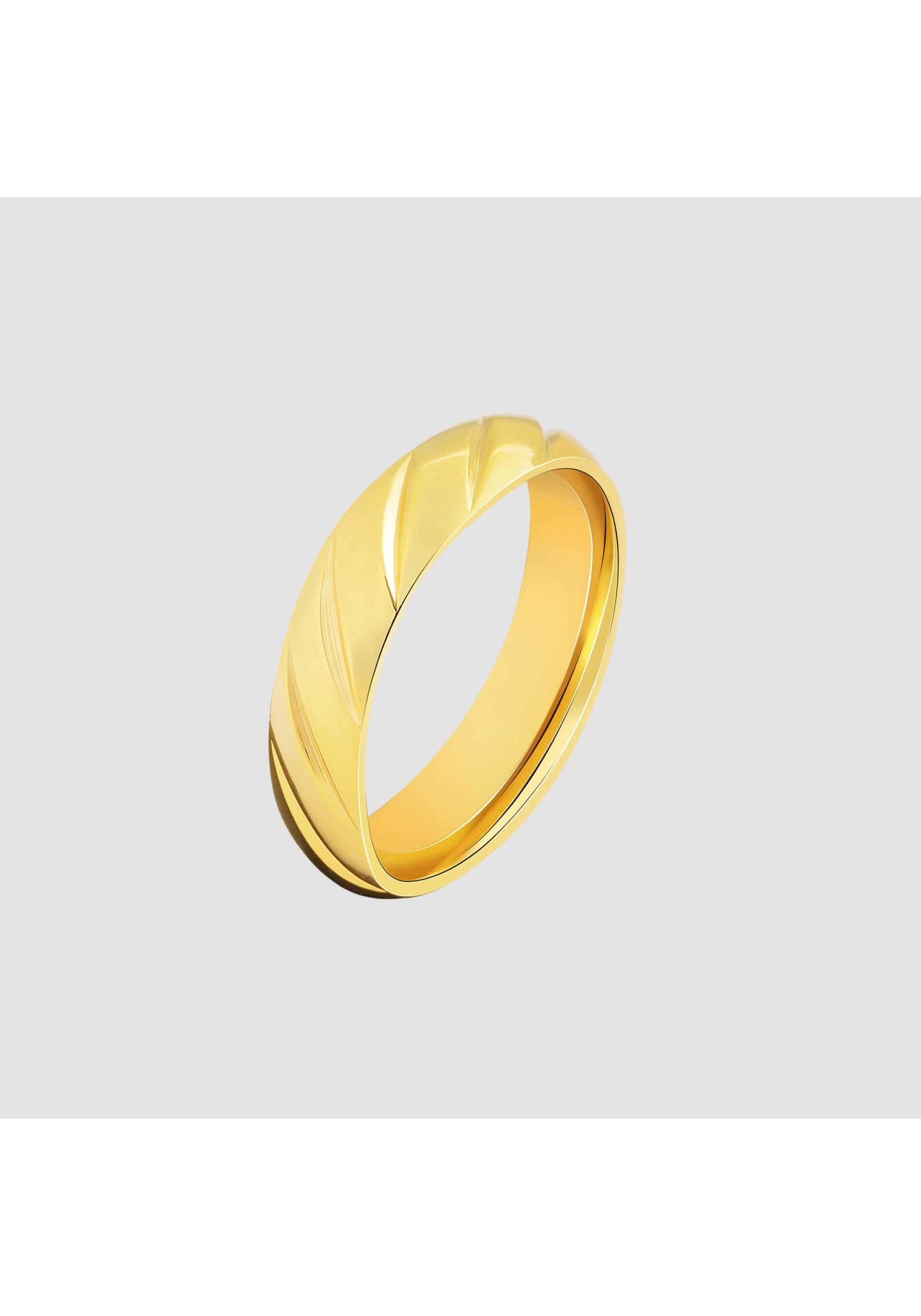 AKZENT Partnerring »Exciting Chapter, goldfarbig, langlebig«