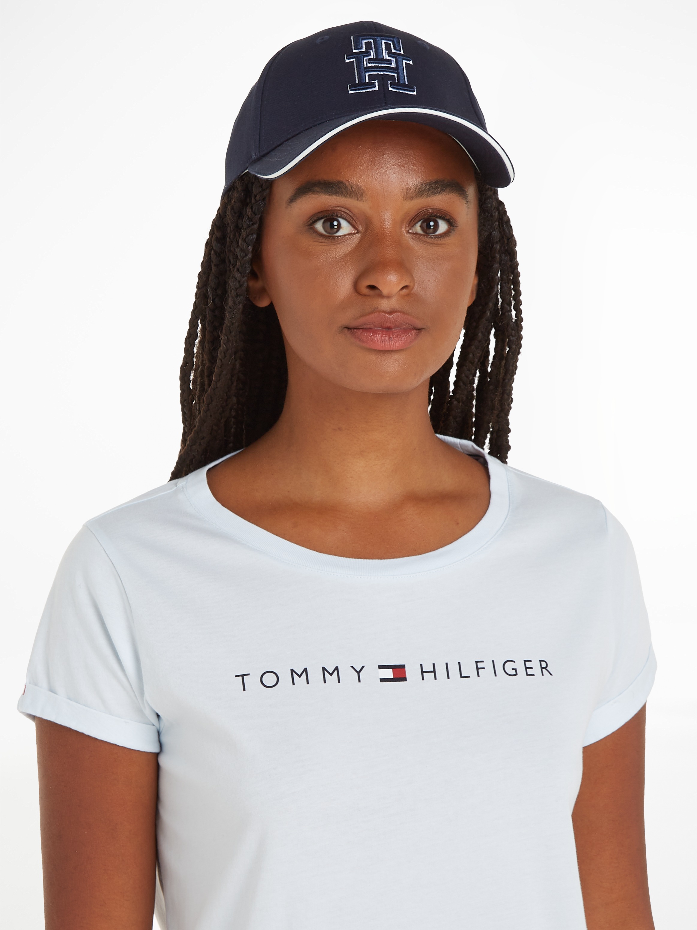 Tommy Hilfiger Damen Baseball Cap »TH PREP CAP« in blau