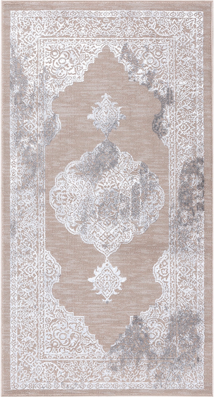 Livabliss Teppich »CARMEL« rechteckig 9 mm Höhe Orient-Optik, Vintage Design, Boho Stil, Kurzflor, Wohnzimmer