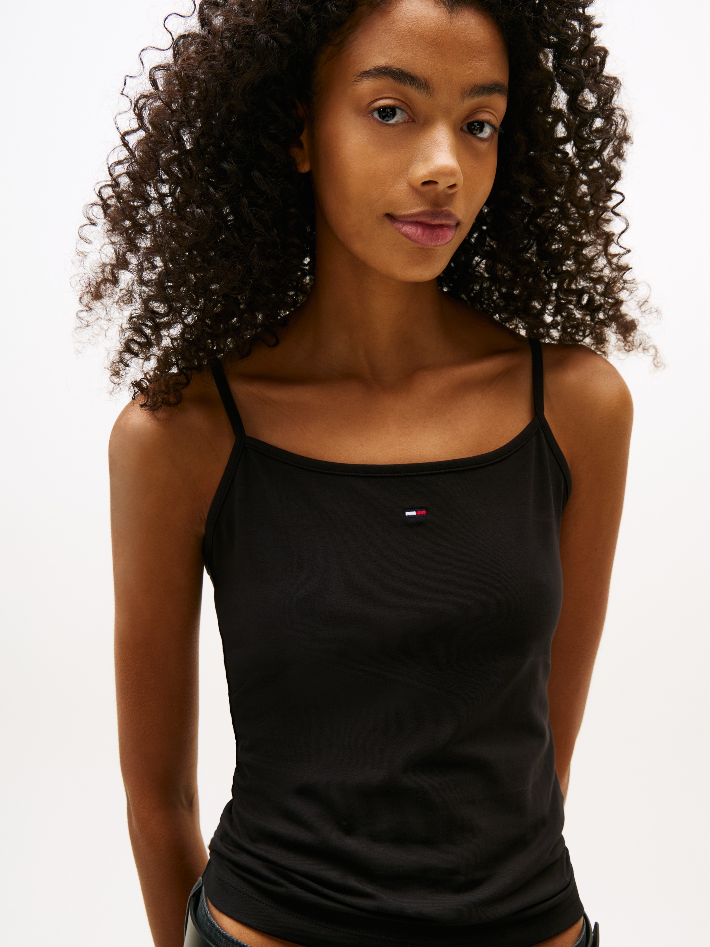 Tommy Jeans Curve Spaghettitop »TJW ESSENTIAL STRAP TOP EXT«, in Großen Größen, Spaghettiträger
