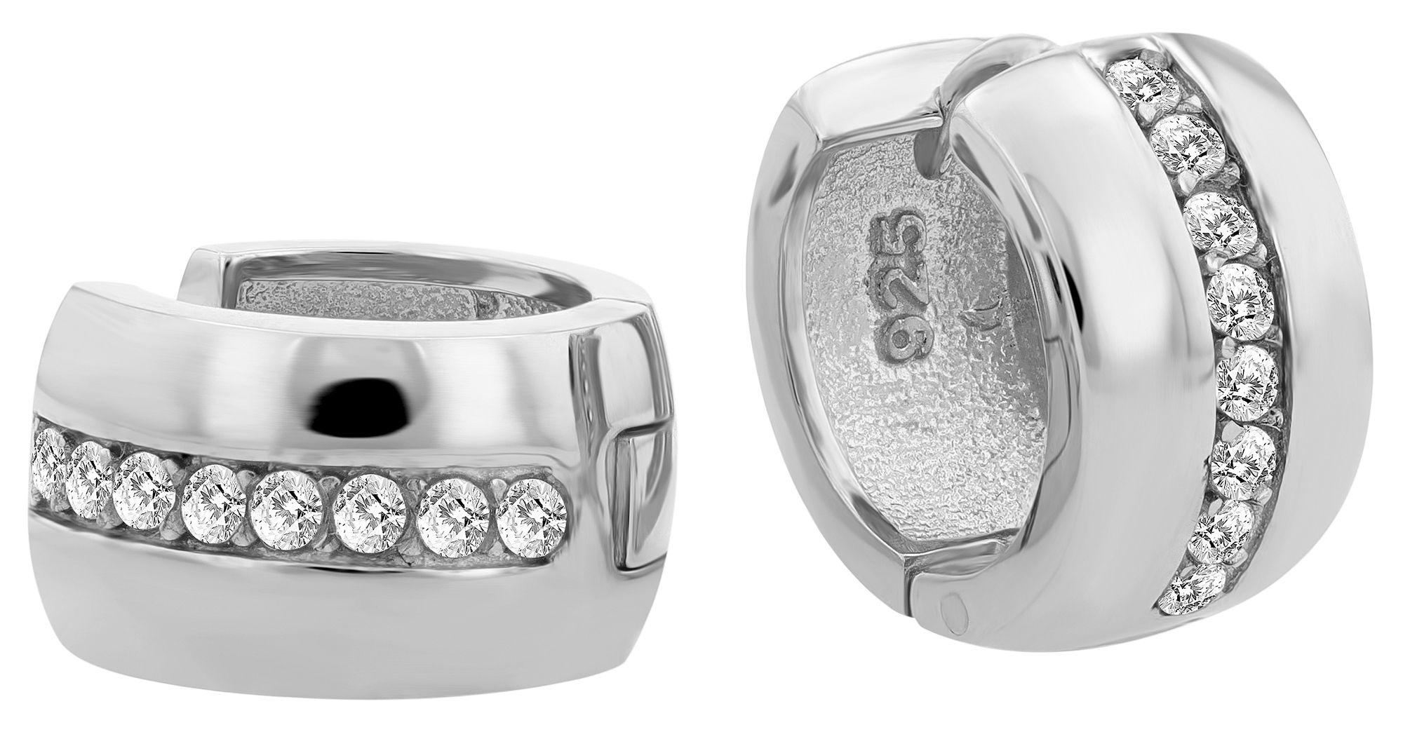 Adelia´s Paar Creolen »Damen Ohrringe ¿ Creole aus 925 Silber«