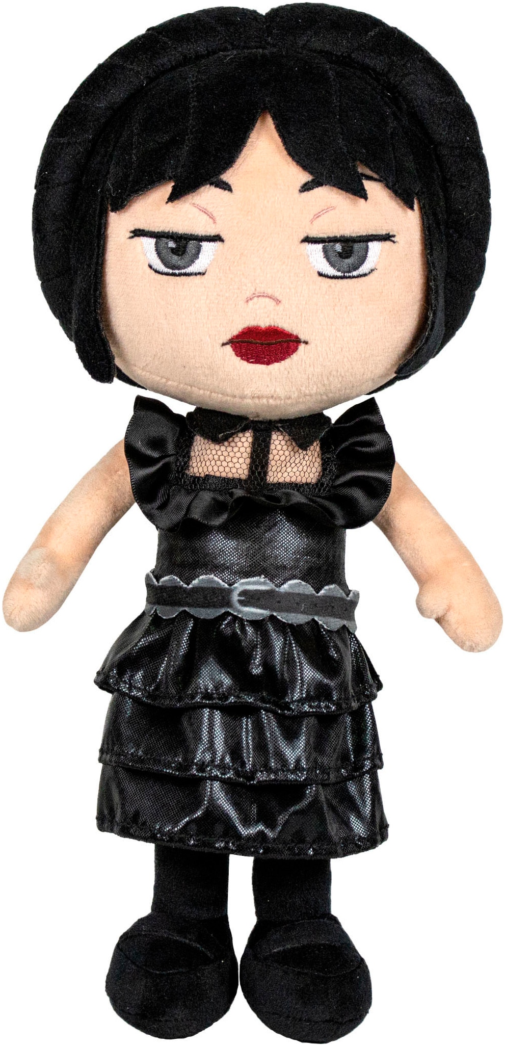 Plüschfigur »Wednesday Addams im Ballkleid, 33 cm«