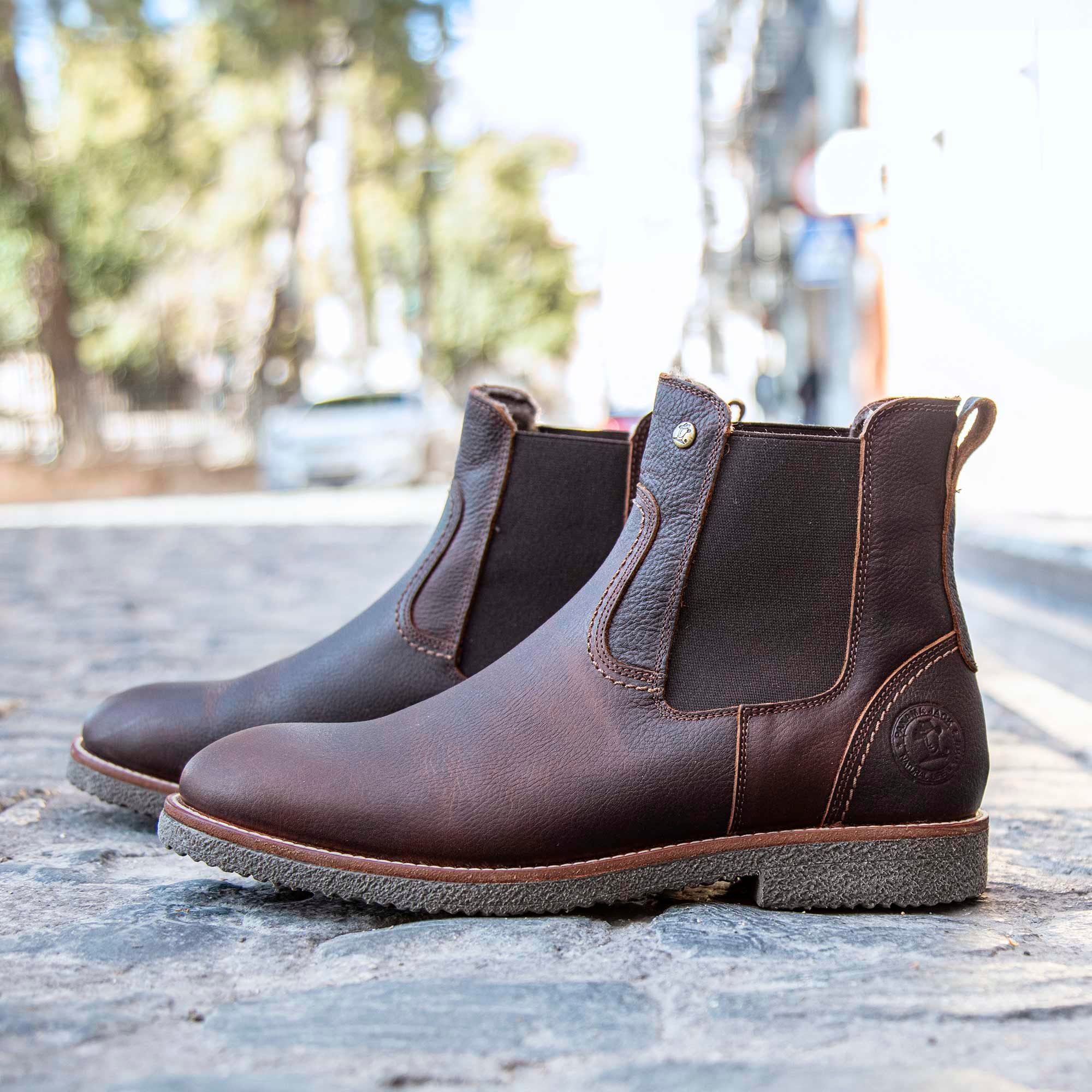 Panama Jack Chelseaboots »Garnock Igloo C3«, Schlupfboots, Winterstiefel mit Lammfellfutter, waterproof