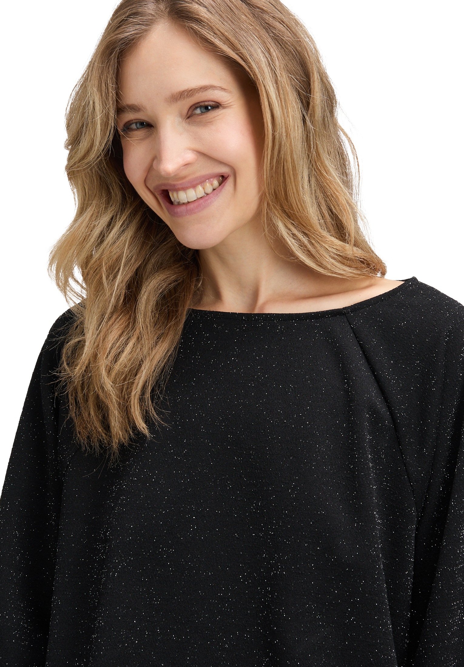 Betty Barclay Oversize-Shirt »Oversize-Shirt im Glitzer-Look«