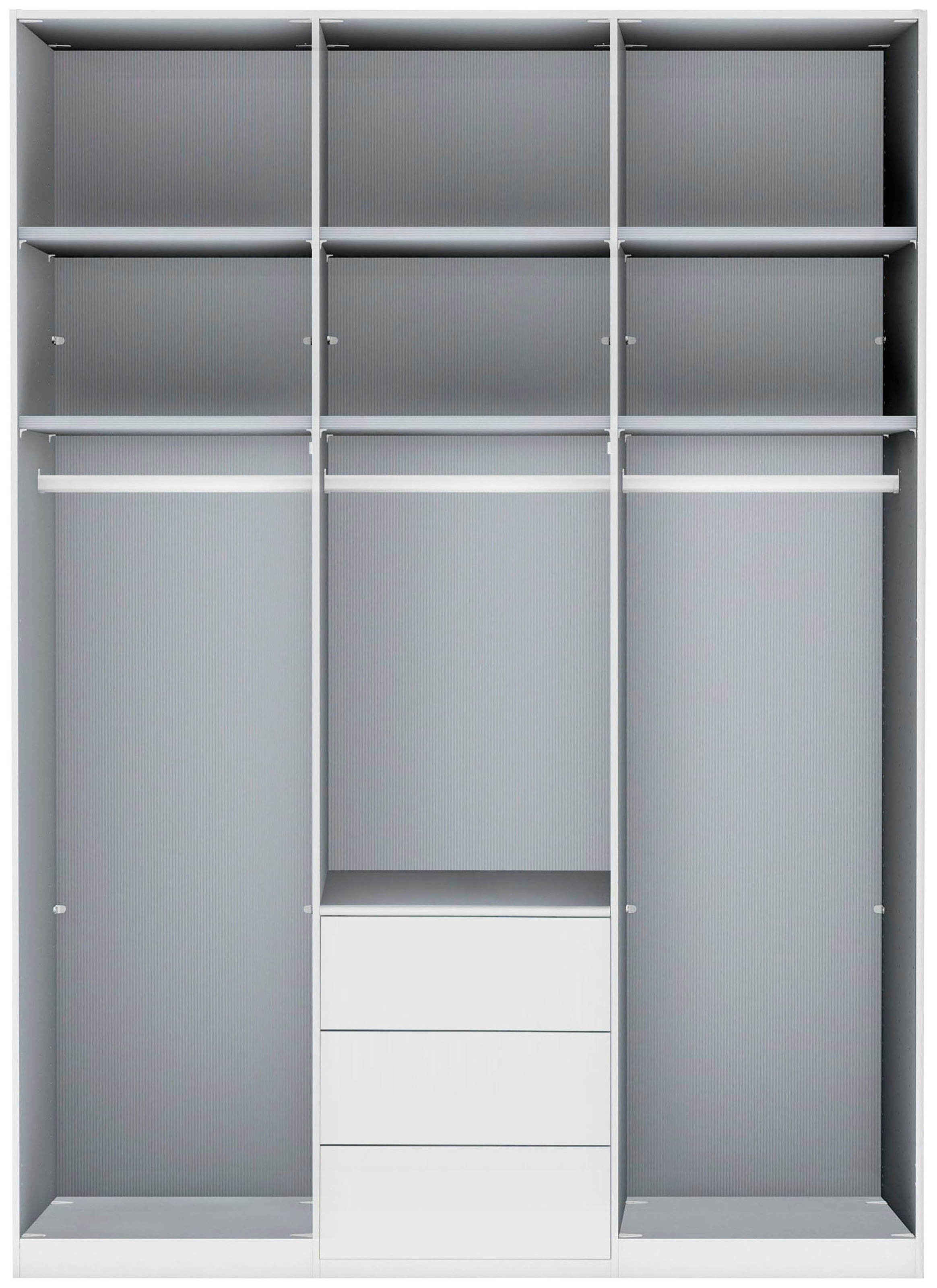 WIEMANN Drehtürenschrank »Monaco« mit Glasfront sowie hochwertigen Beschlägen inkl. Dämpfung