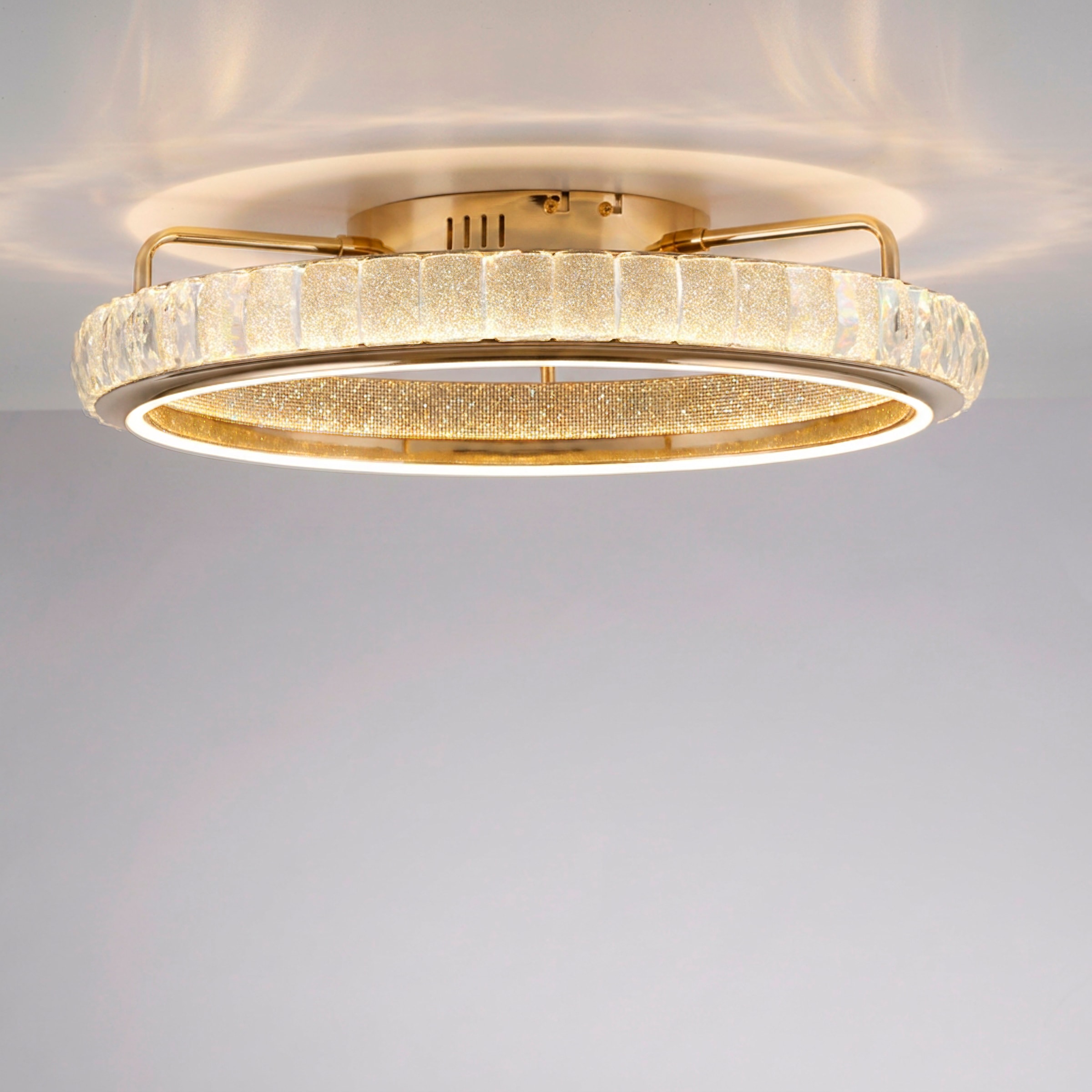 Paul Neuhaus LED Deckenleuchte »GLAMORA« LED-Board 1 Stk. warmweiß - kaltweiß CCT(2700-5000K), Stufenlos dimmbar über Fernbedienung, Memoryfunktion