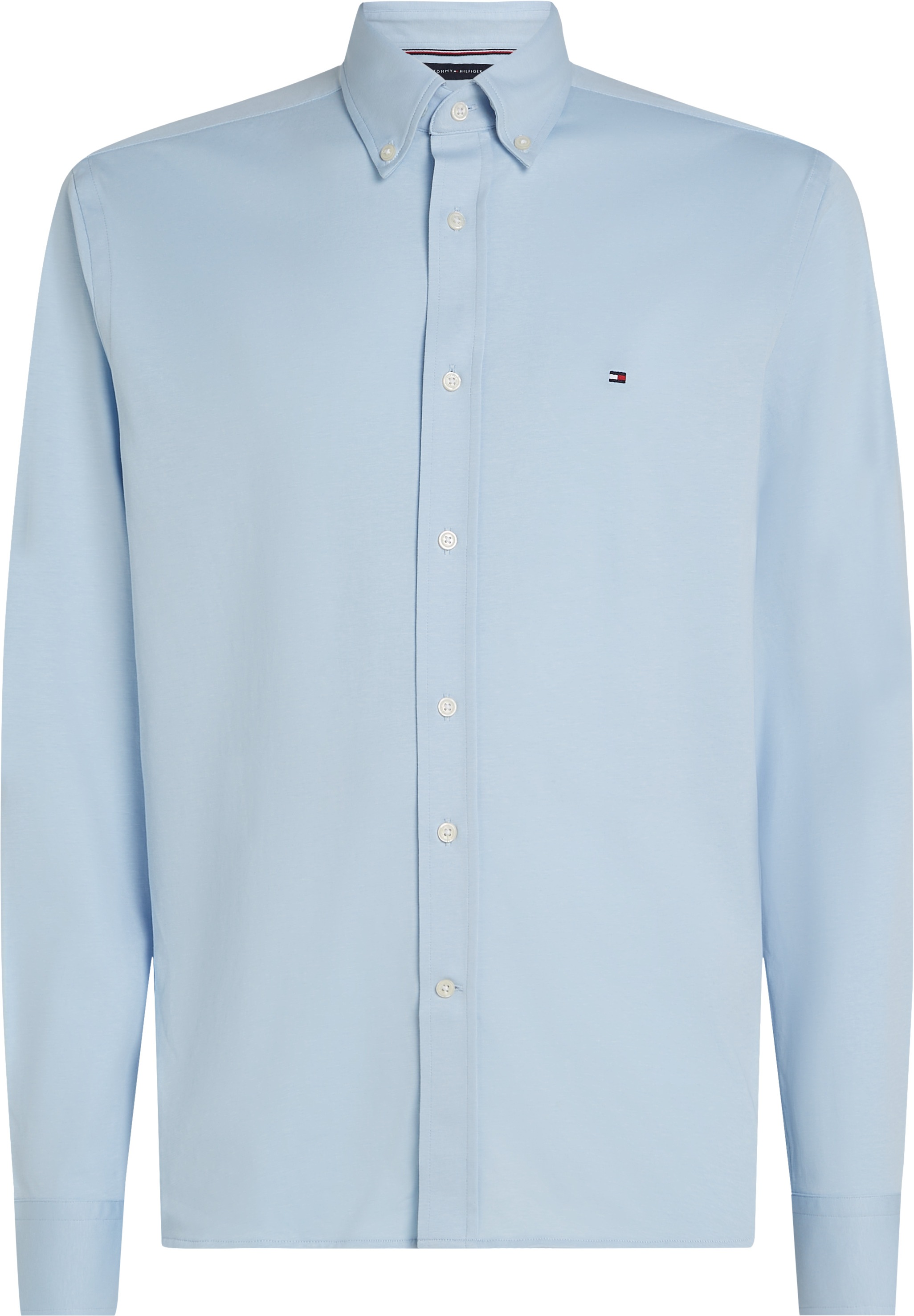 Tommy Hilfiger Langarmhemd »PERFORMANCE KNIT SOLID LS SHIRT«