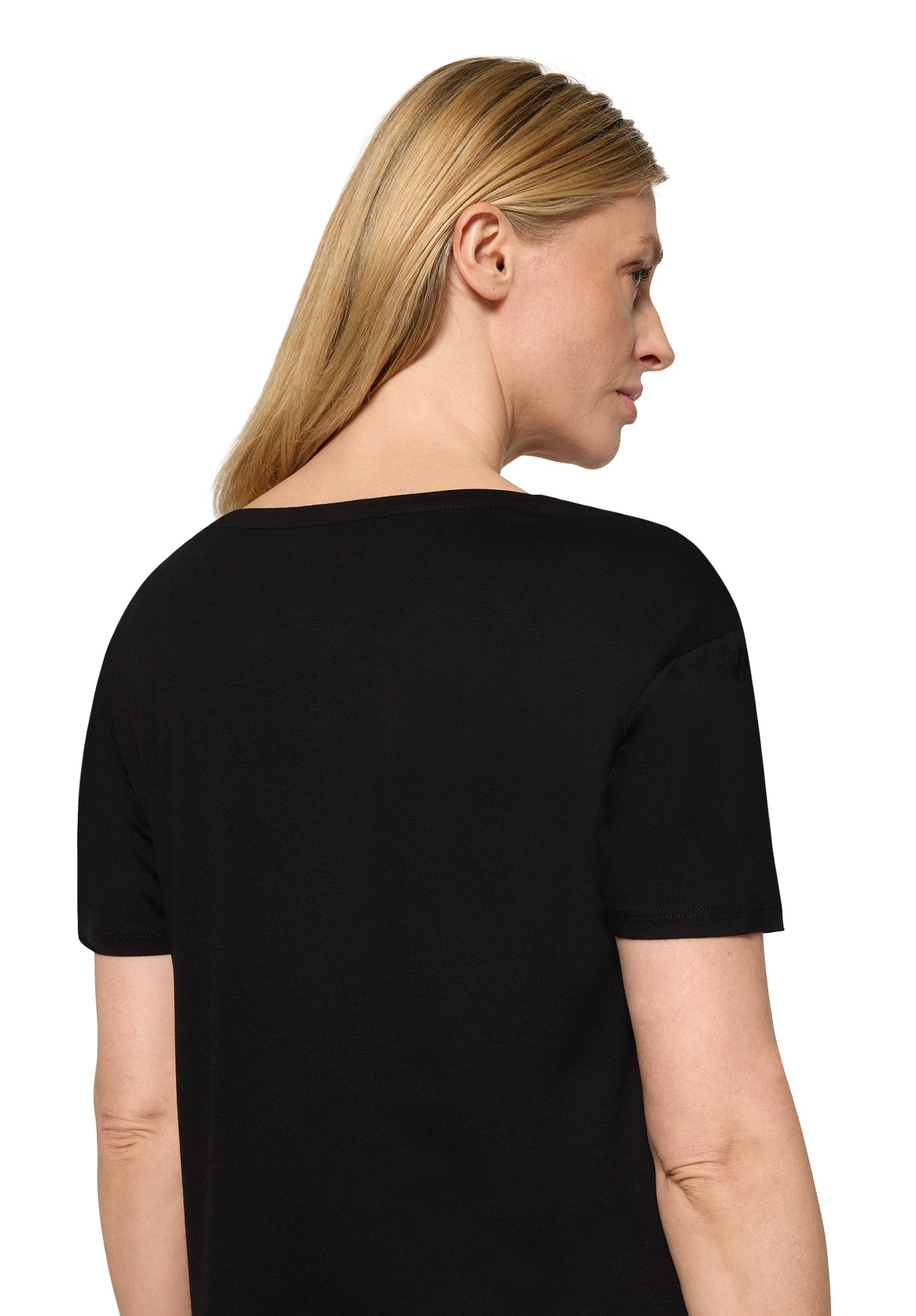 Betty Barclay Rundhalsshirt »Casual-Shirt mit V-Ausschnitt«