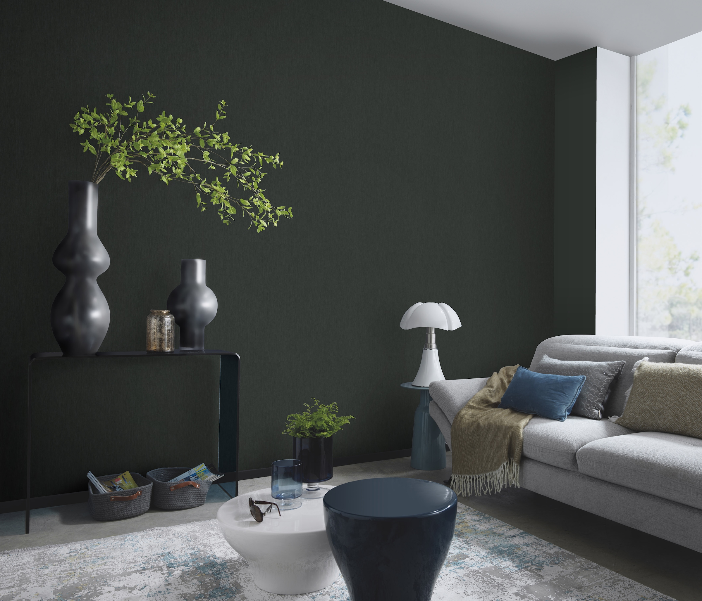 Erismann Vliestapete »Vliestapete CELESTE - trendige Unistruktur« geprägt Phthalate frei