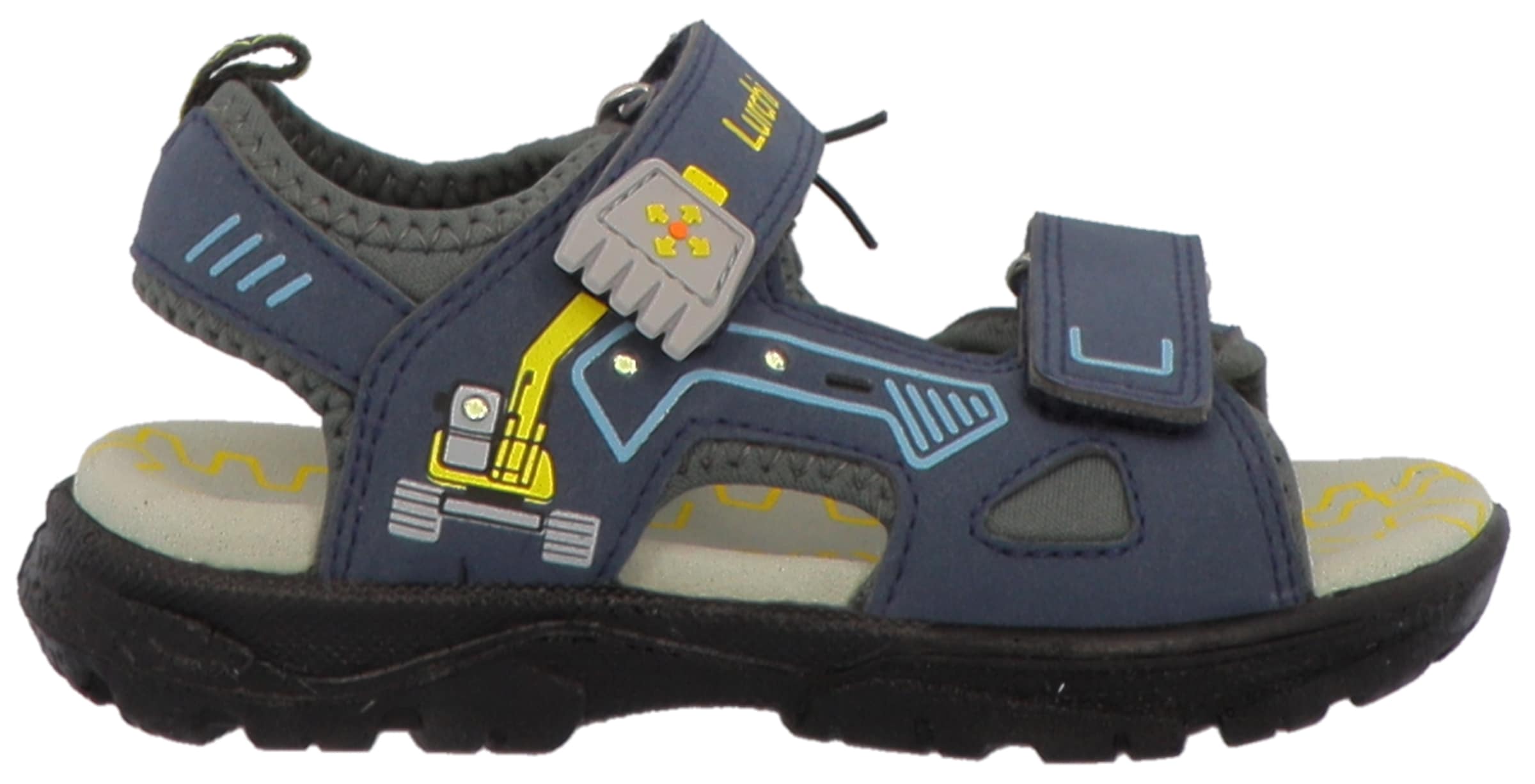 Lurchi Sandale »Blinkschuh WMS: Kodo«, Sommerschuh, Klettschuh, Outdoorschuh, mit cooler Blinkfunktion