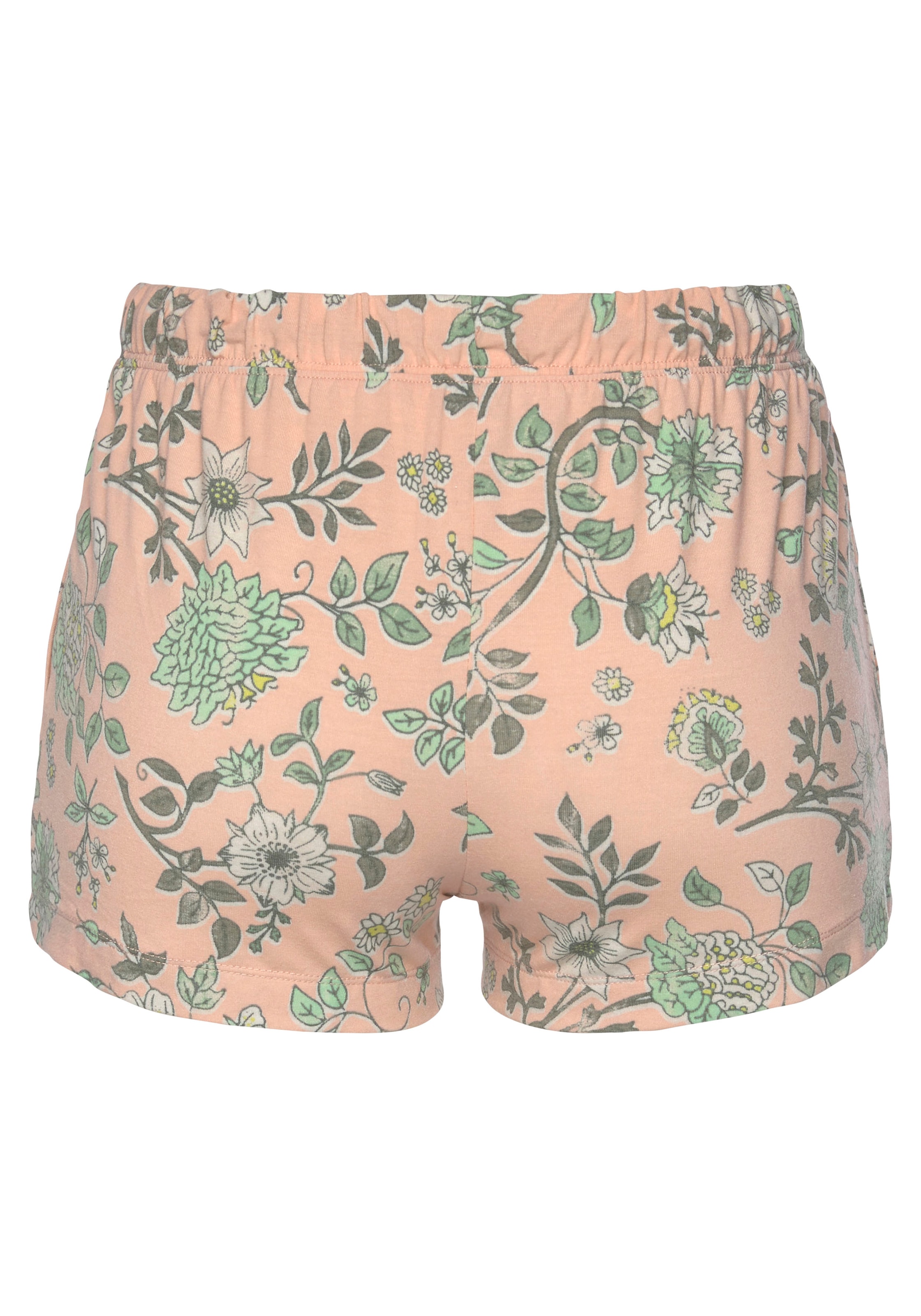 LASCANA Schlafshorts, im Blumen Allover-Druck