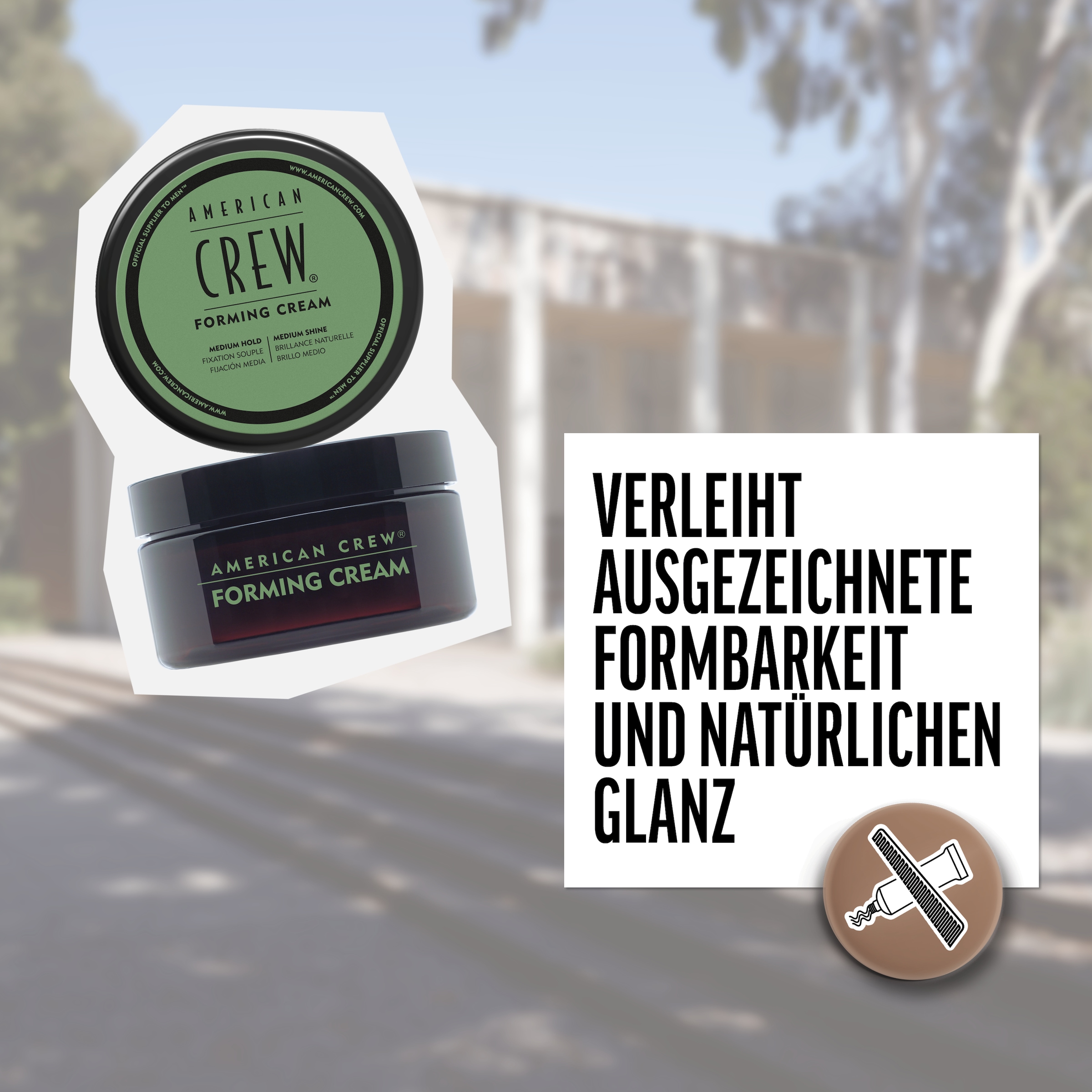 American Crew Haarpflege-Set »Curls Forming Duo Set« Haarpflege-Set für Männer, mit Forming Pre-Styling Cleanser, reinigend