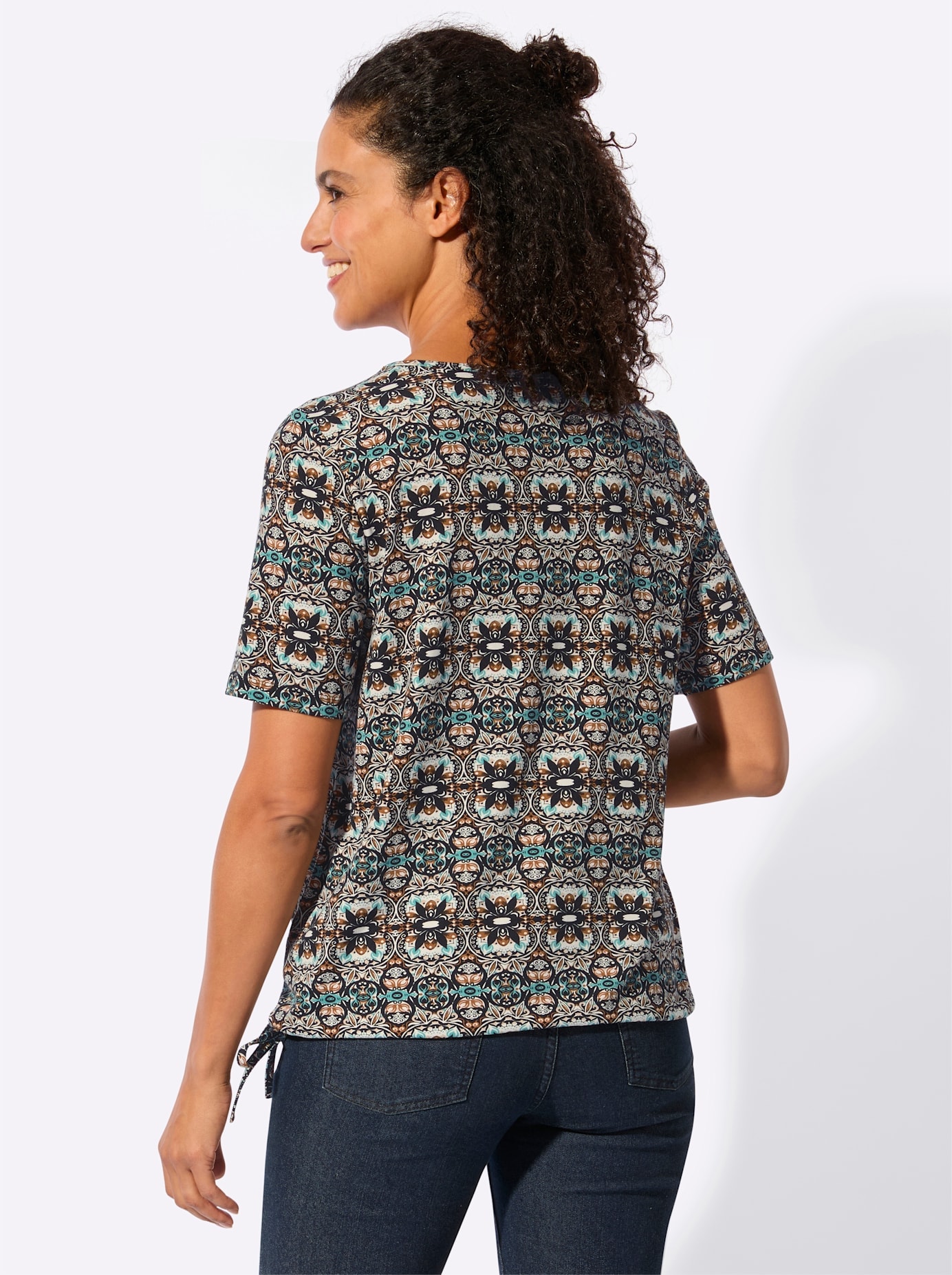 Inspirationen Kurzarmshirt »Druck-Shirt«, 1 tlg.
