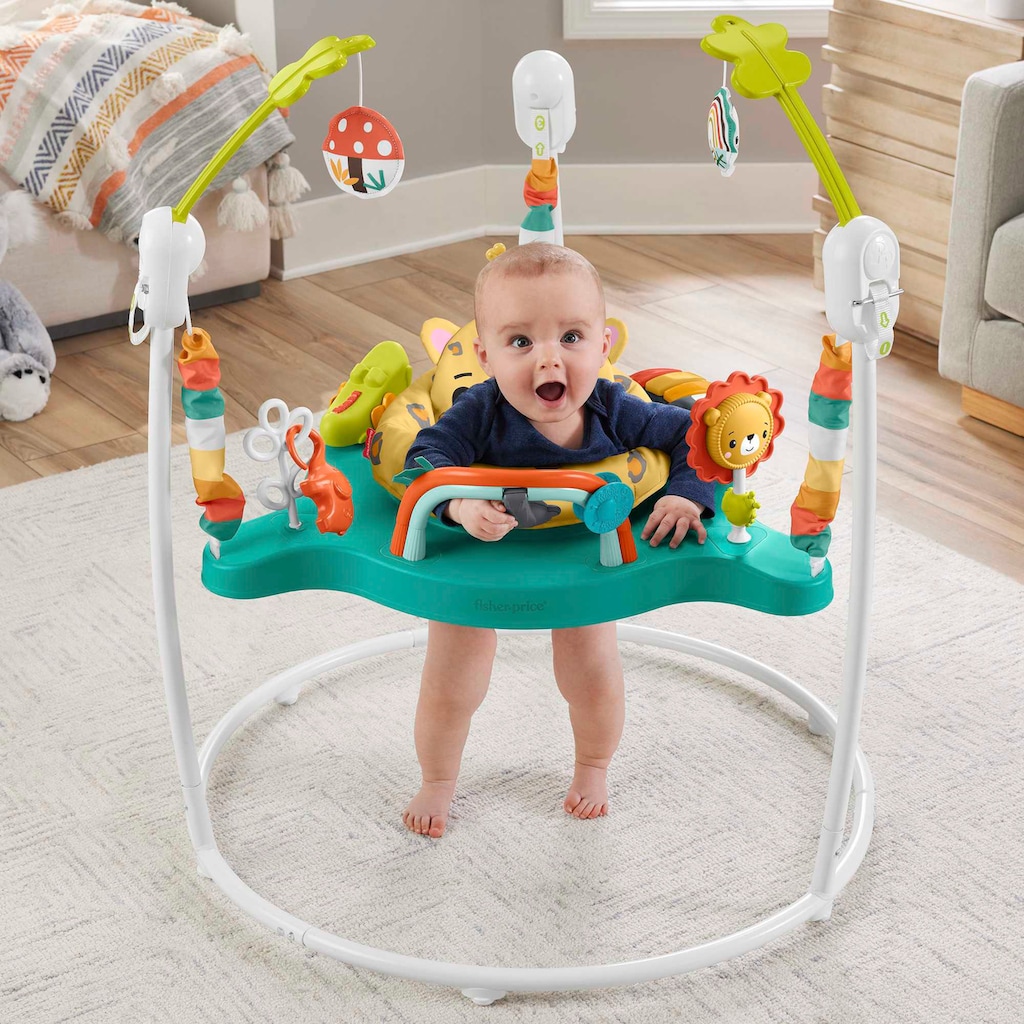 Fisher-Price® Hüpfspielzeug »Hüpf-Leopard Jumperoo«, mit Musik, Lichtern und Geräuschen