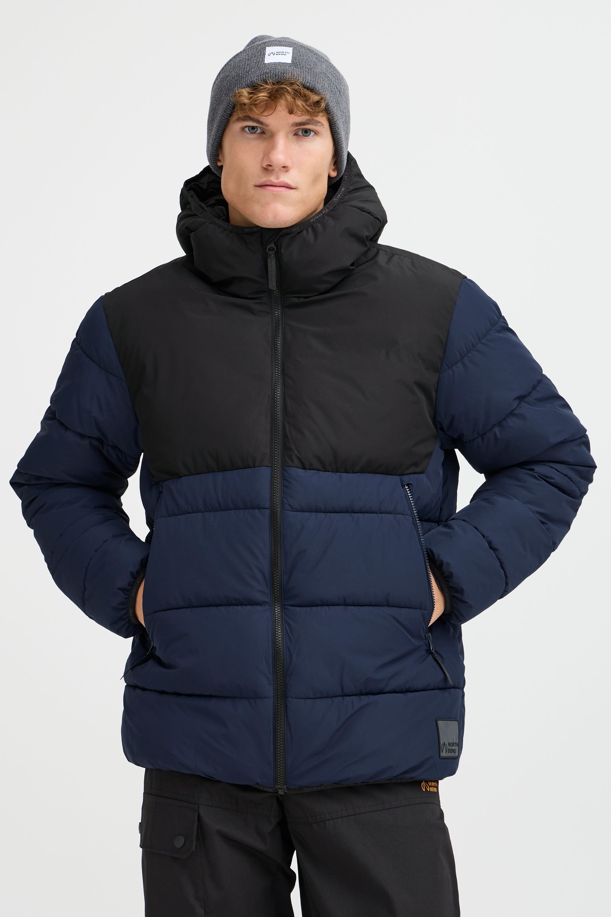 North Bend Steppjacke »Steppjacke NBSareno M«, mit Kapuze