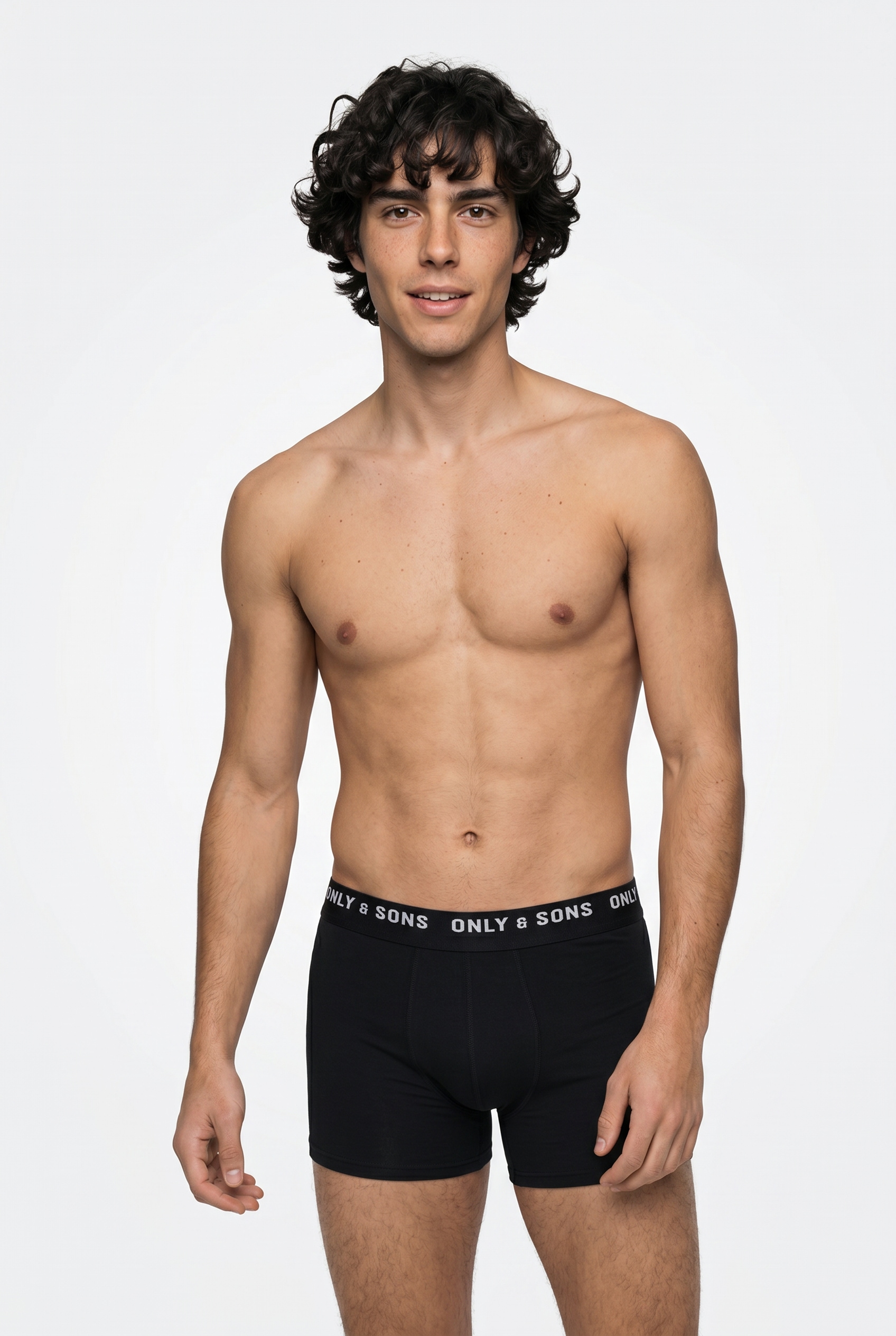 ONLY & SONS Trunk »ONSSUMMER PRINTED BOXER 3-PACK NOOS« Packung, 3 Stk. Baumwollmischung, elastisches Bündchen