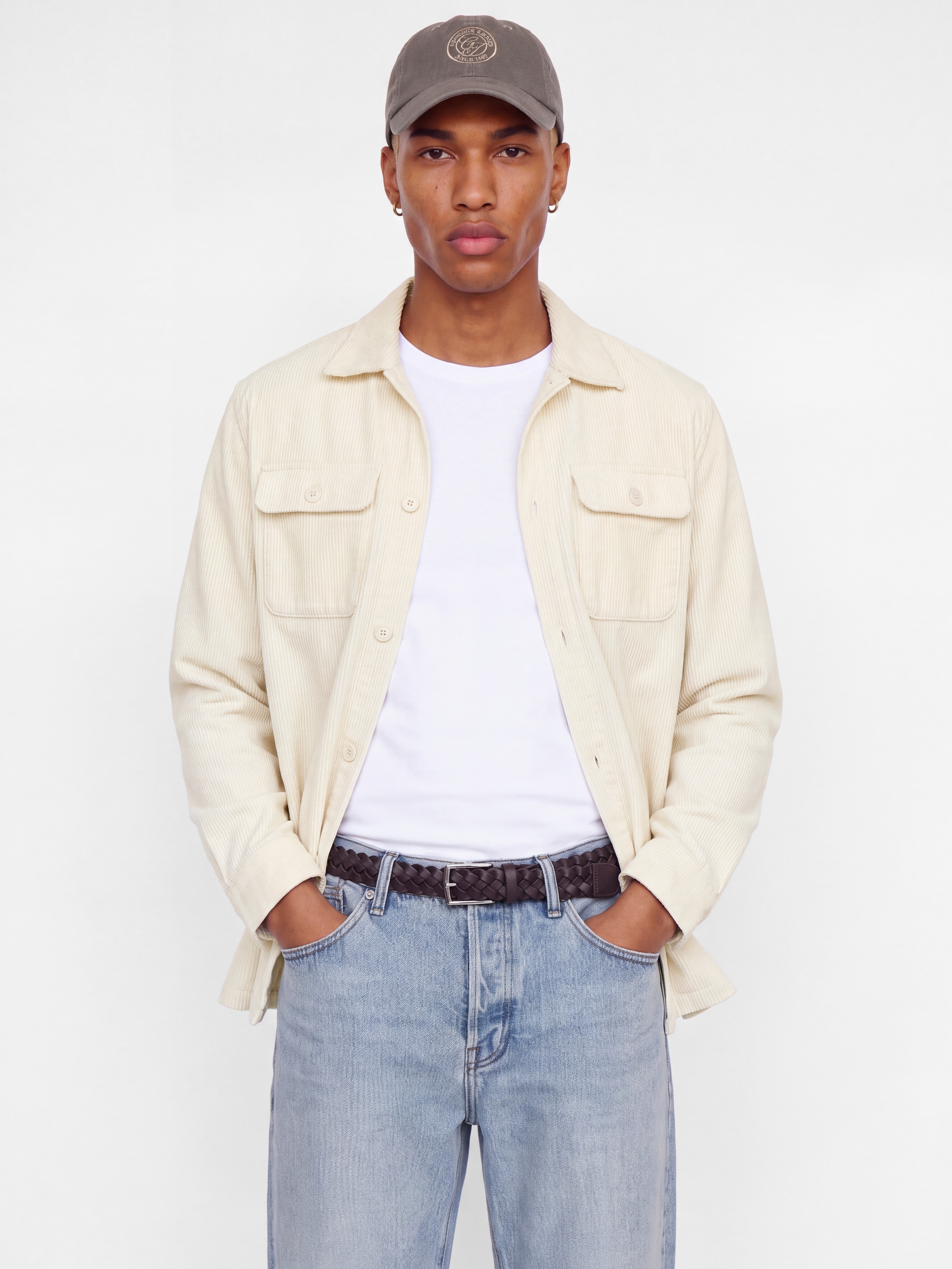 Jack & Jones Langarmhemd »JJEREGENT CORD OVERSHIRT LS SN« Baumwolle, locker geschnitten