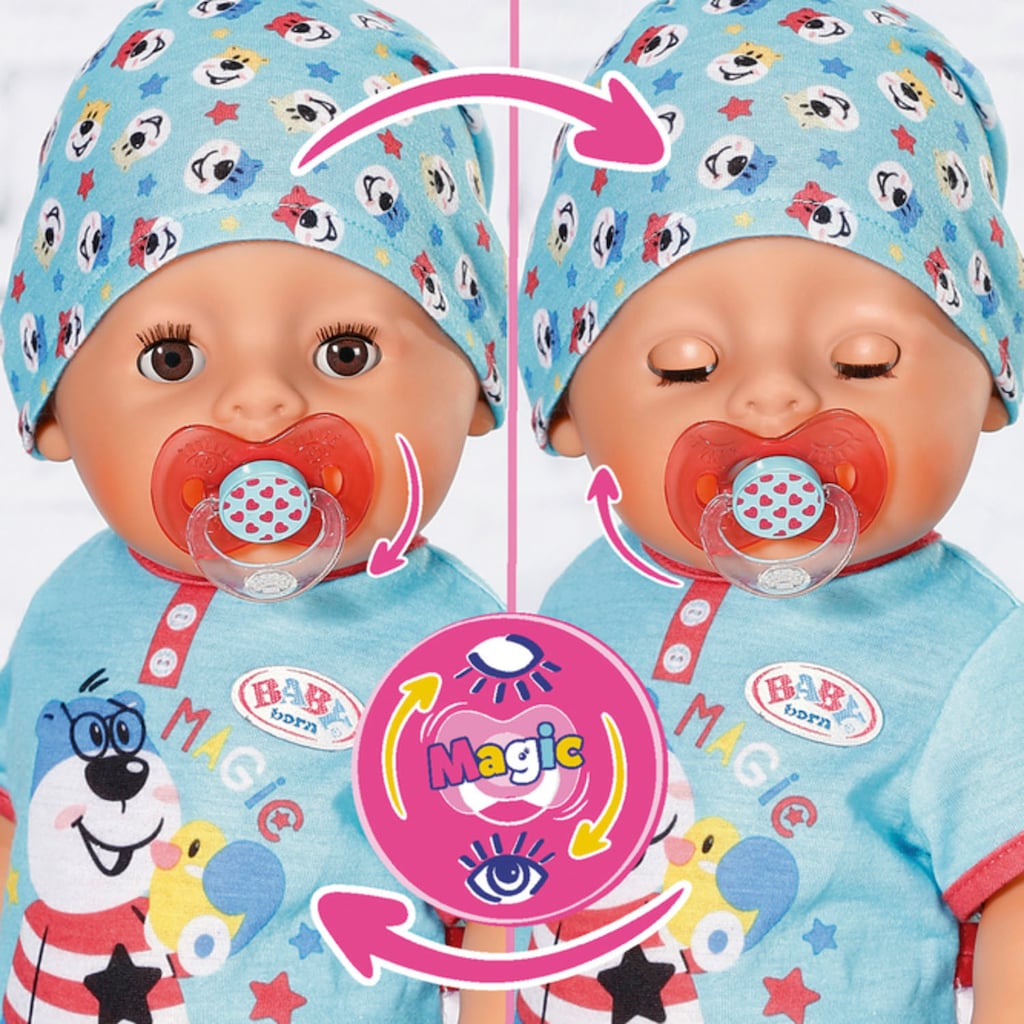 Baby Born Babypuppe »Magic Boy, 43 cm«, (Set, 13 tlg.)