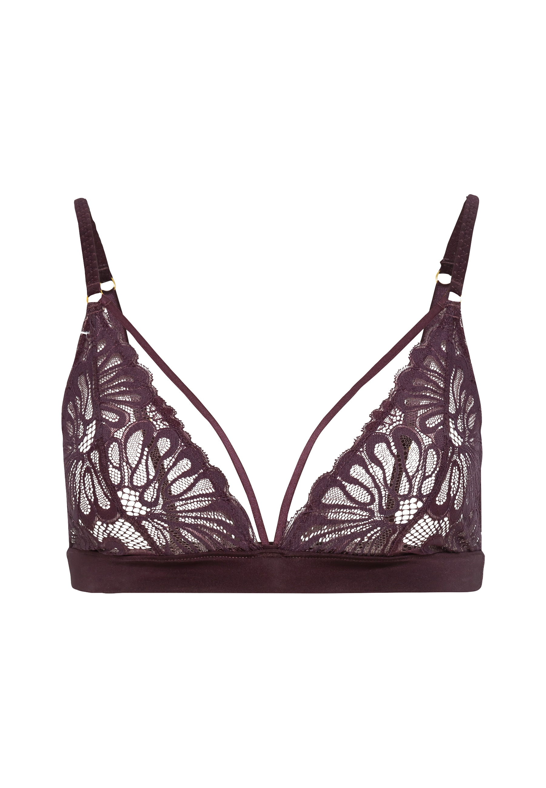 LSCN by LASCANA Bralette, aus blättriger Spitze