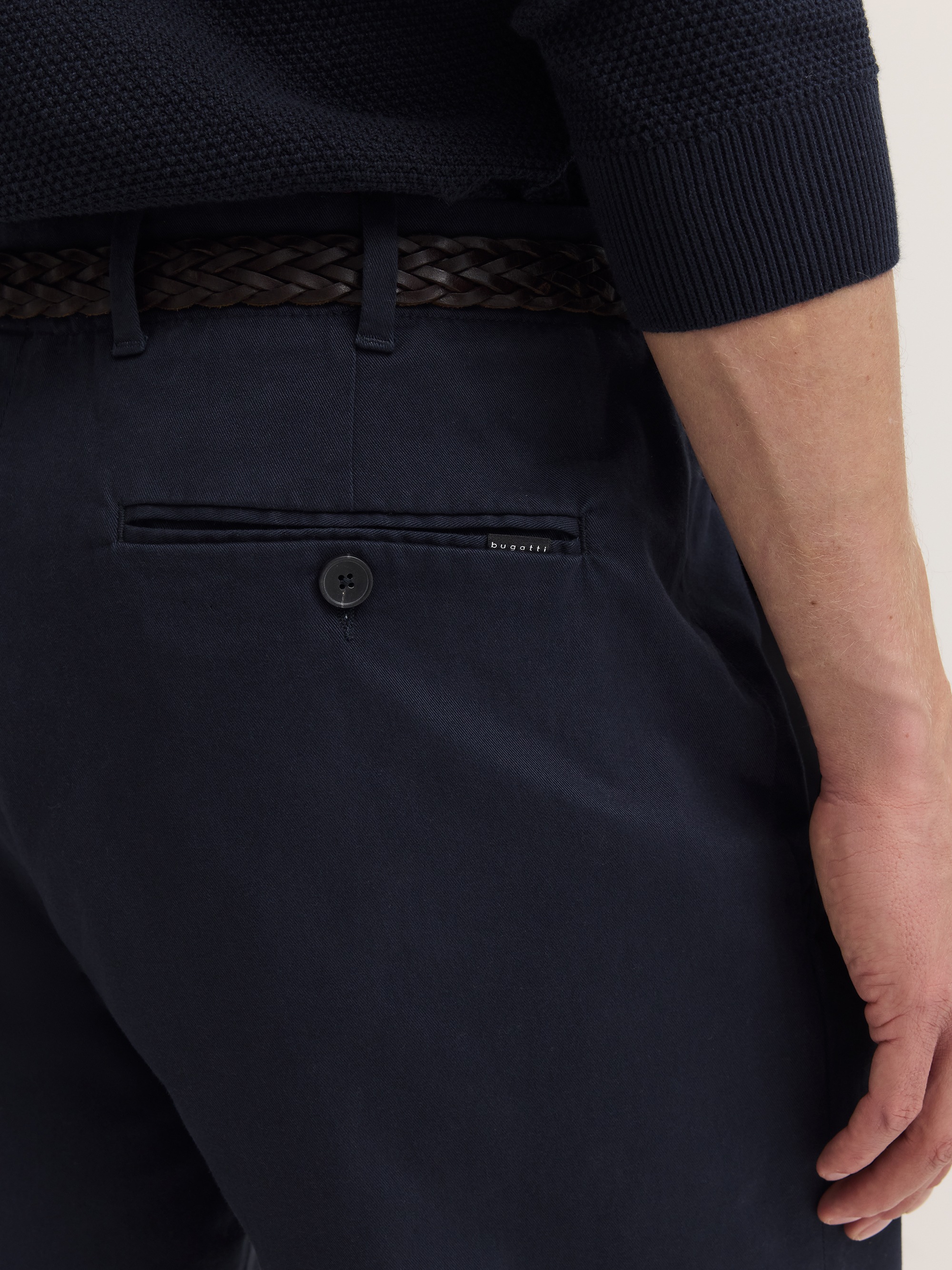 bugatti Chinohose »Tapered Fit«  aus Baumwoll-Stretch