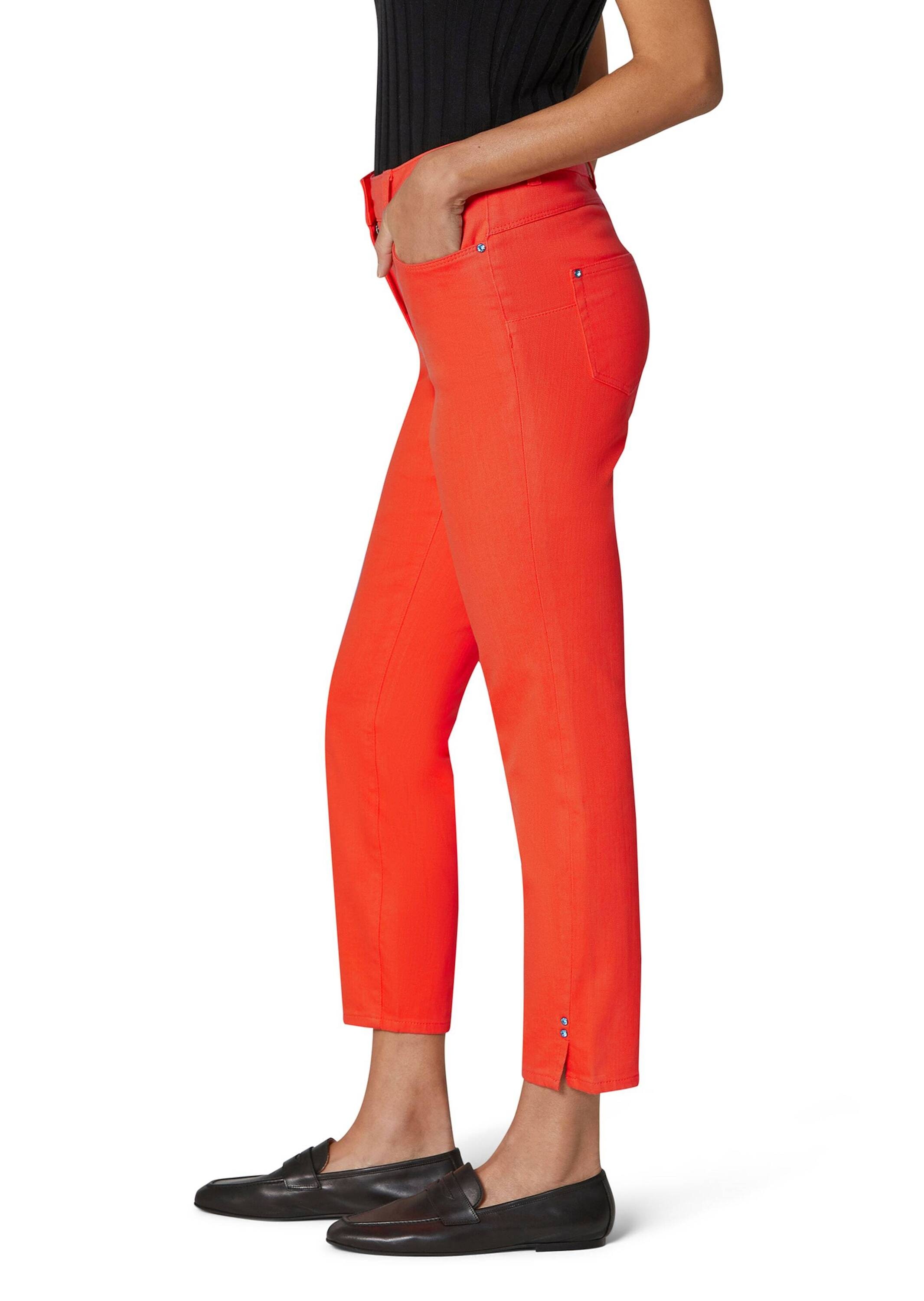 MADELEINE Regular-fit-Jeans »7/8 Jeans Schlanke 7/8-Jeans mit Strass-Dekoration«