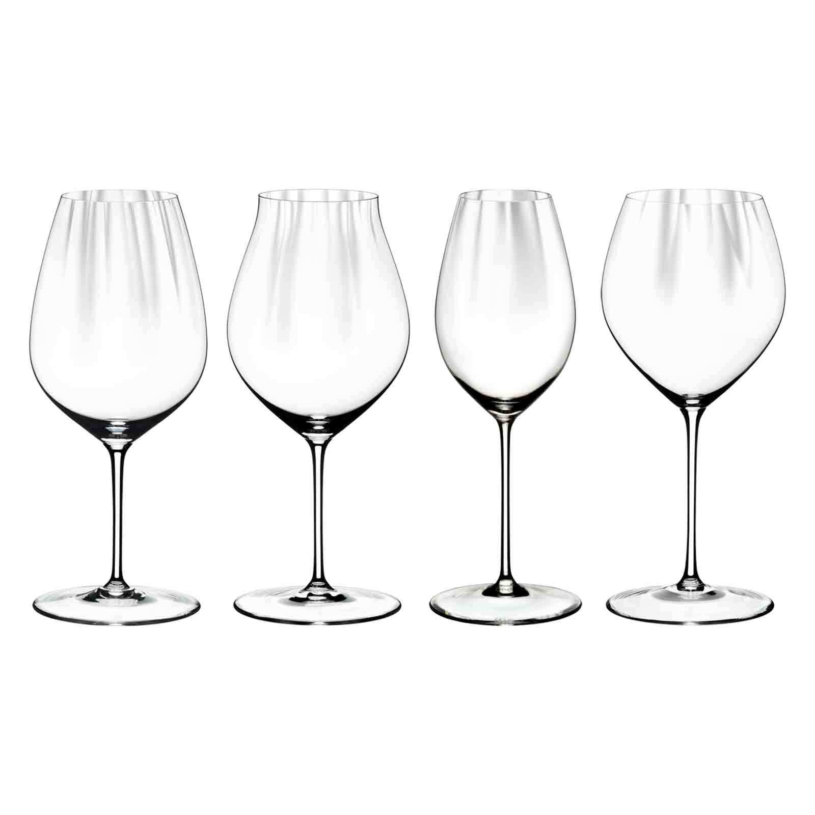 RIEDEL THE WINE GLASS COMPANY Gläser-Set »Verkostungsgläser Performance 4er Set transparent« Spülmaschinengeeignet